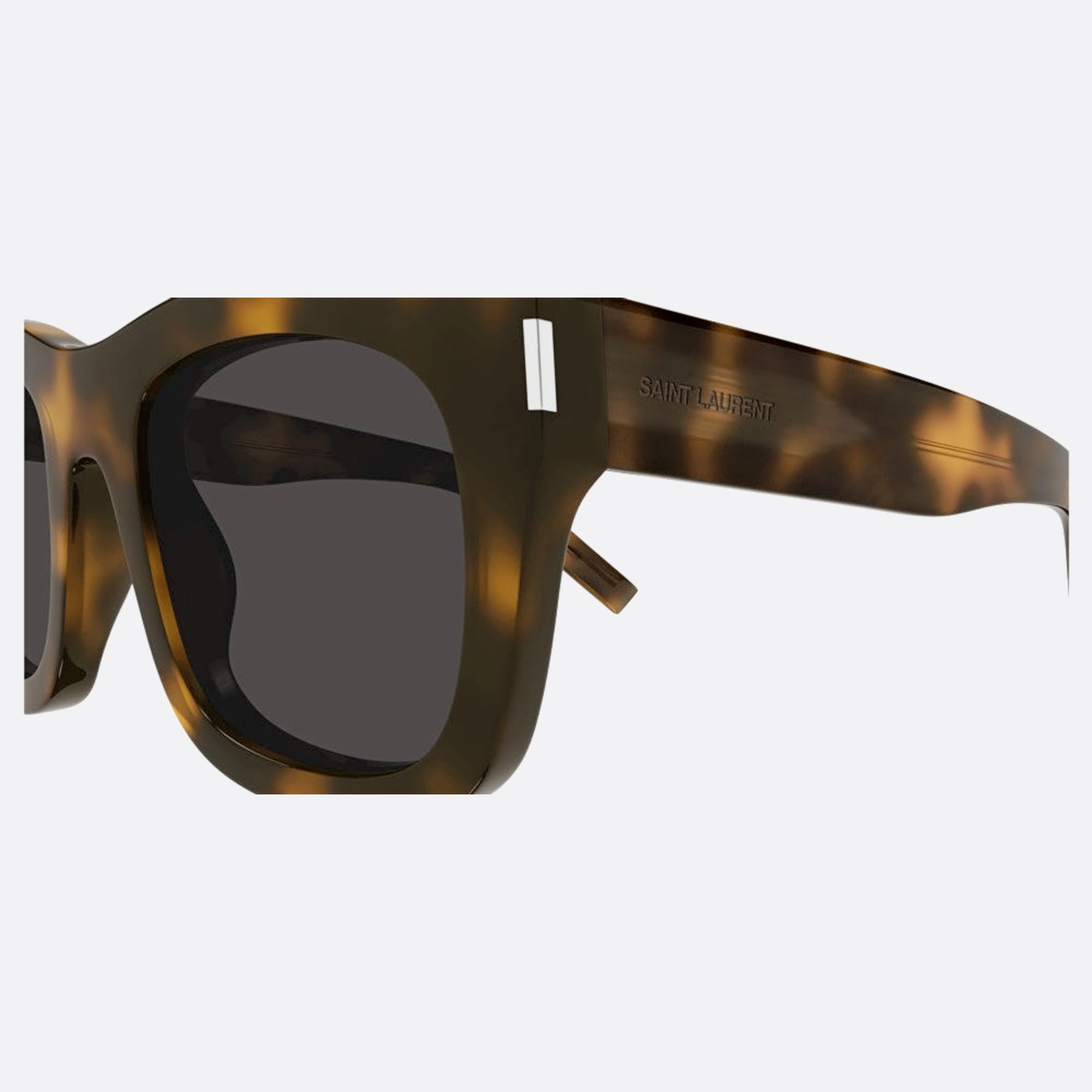 Saint 55mm Laurent Monceau Hgr Havana Squared Woman Sunglasses - Detail View