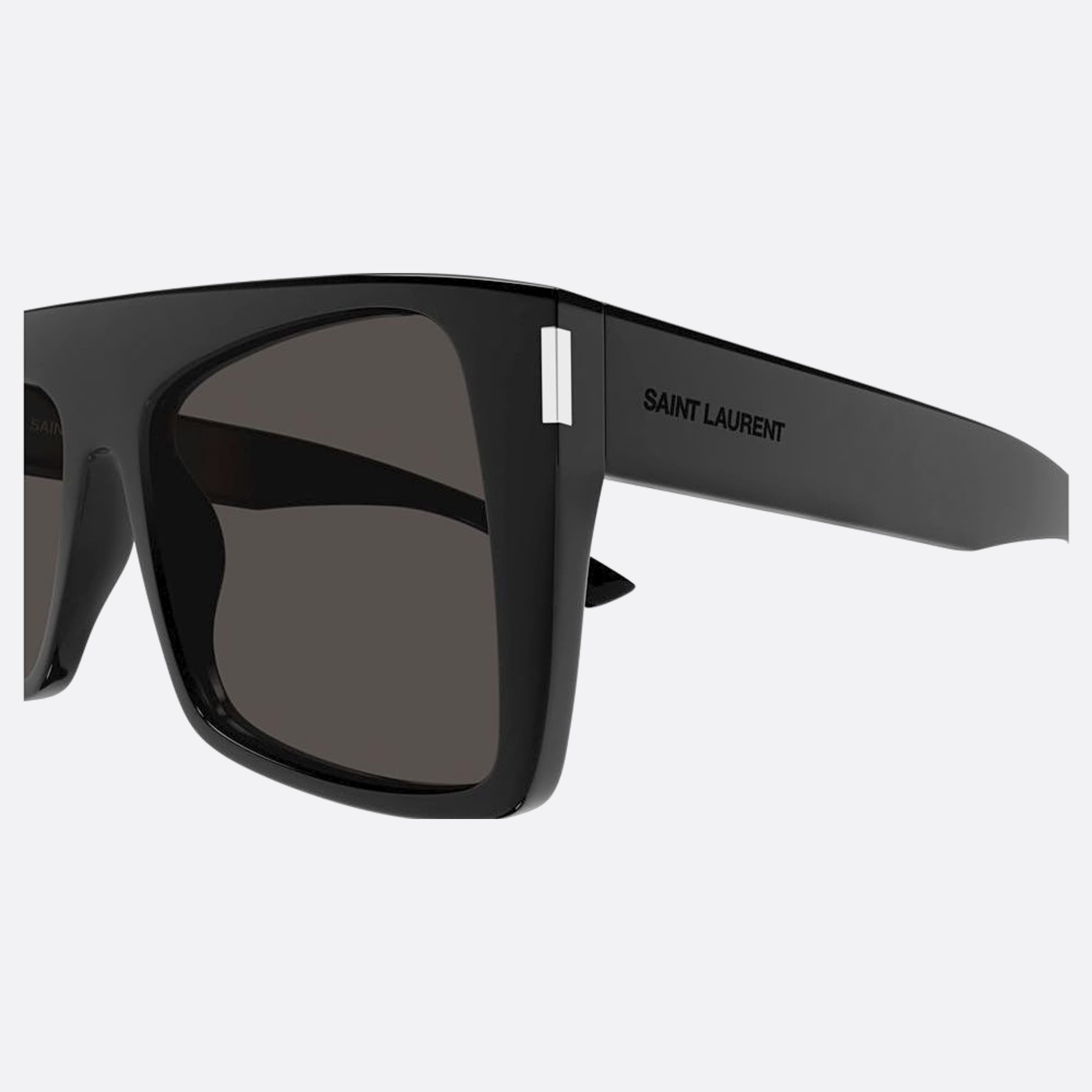 Saint 58mm Laurent Vitti Black Squared Woman Sunglasses - Lifestyle Shot