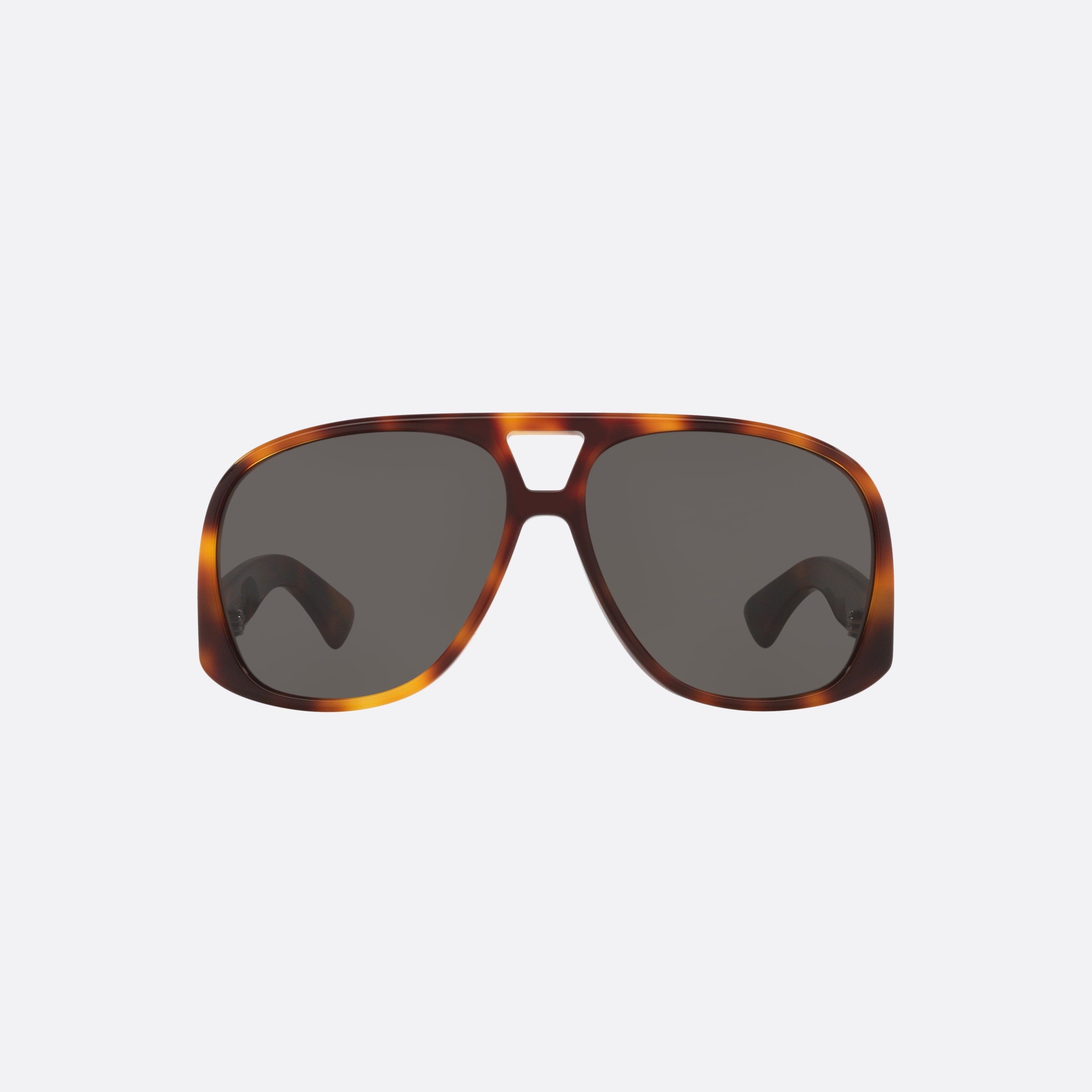 Saint 59mm Laurent Tortoise Pilot Woman Sunglasses - Side View