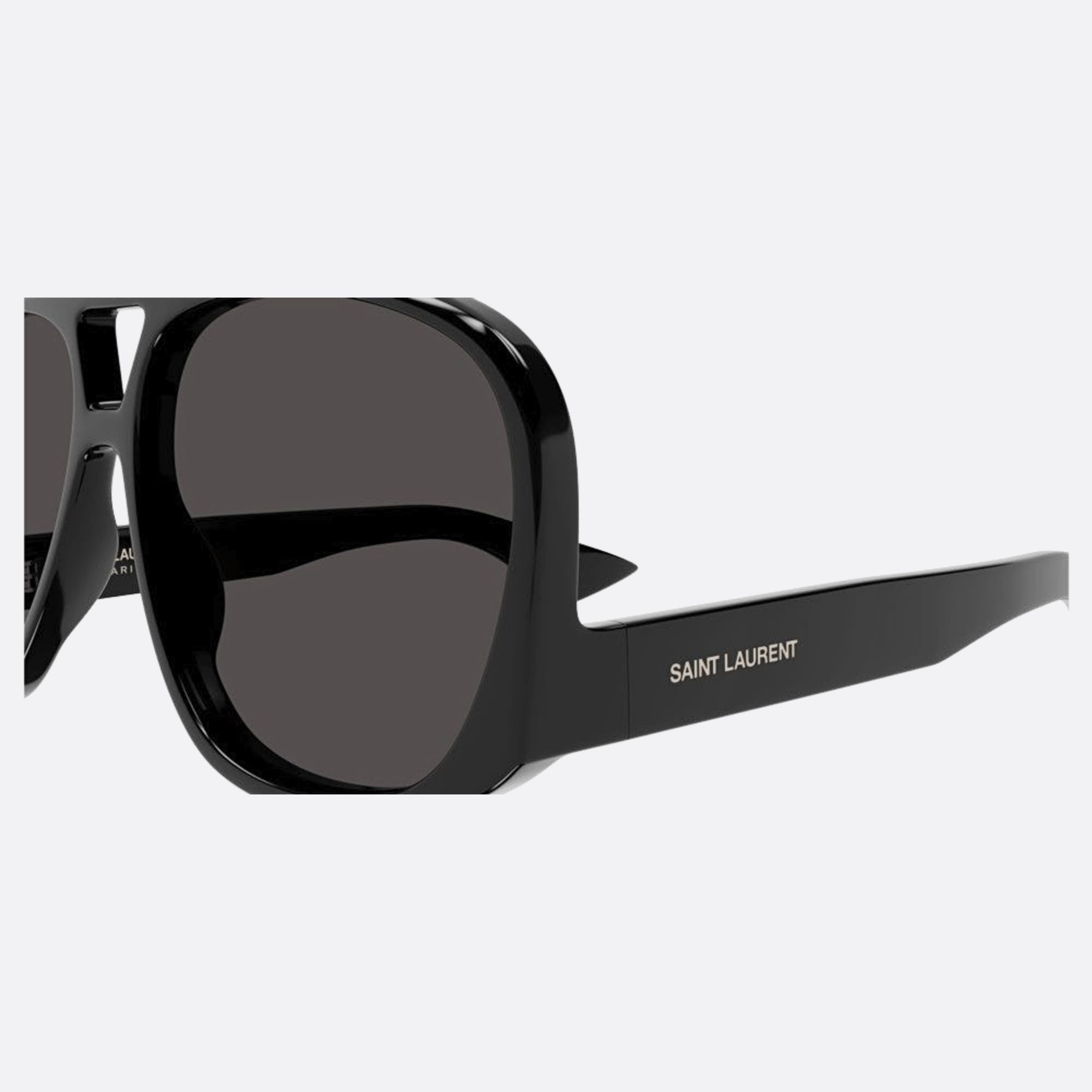 Saint 61mm Laurent Solace Black Pilot Woman Sunglasses - Detail View