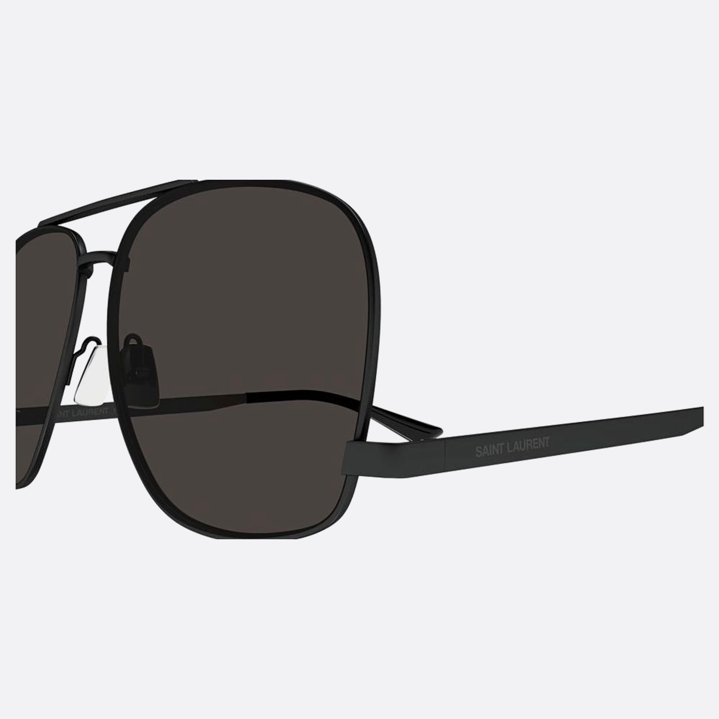 Saint 59mm Laurent Leon Black Pilot Woman Sunglasses - Detail View