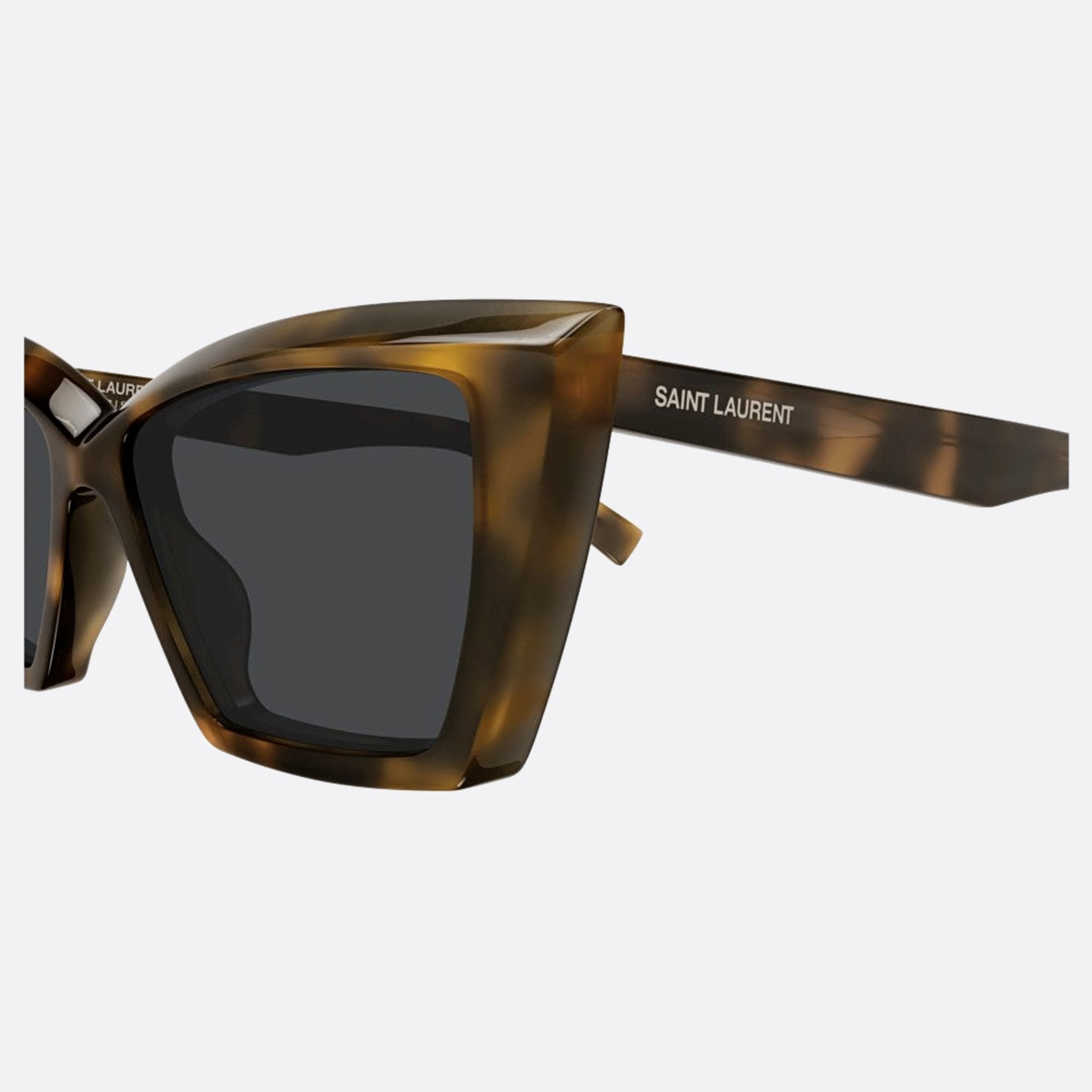 Saint 55mm Laurent Havana Butterfly Women Sunglasses - Detail View