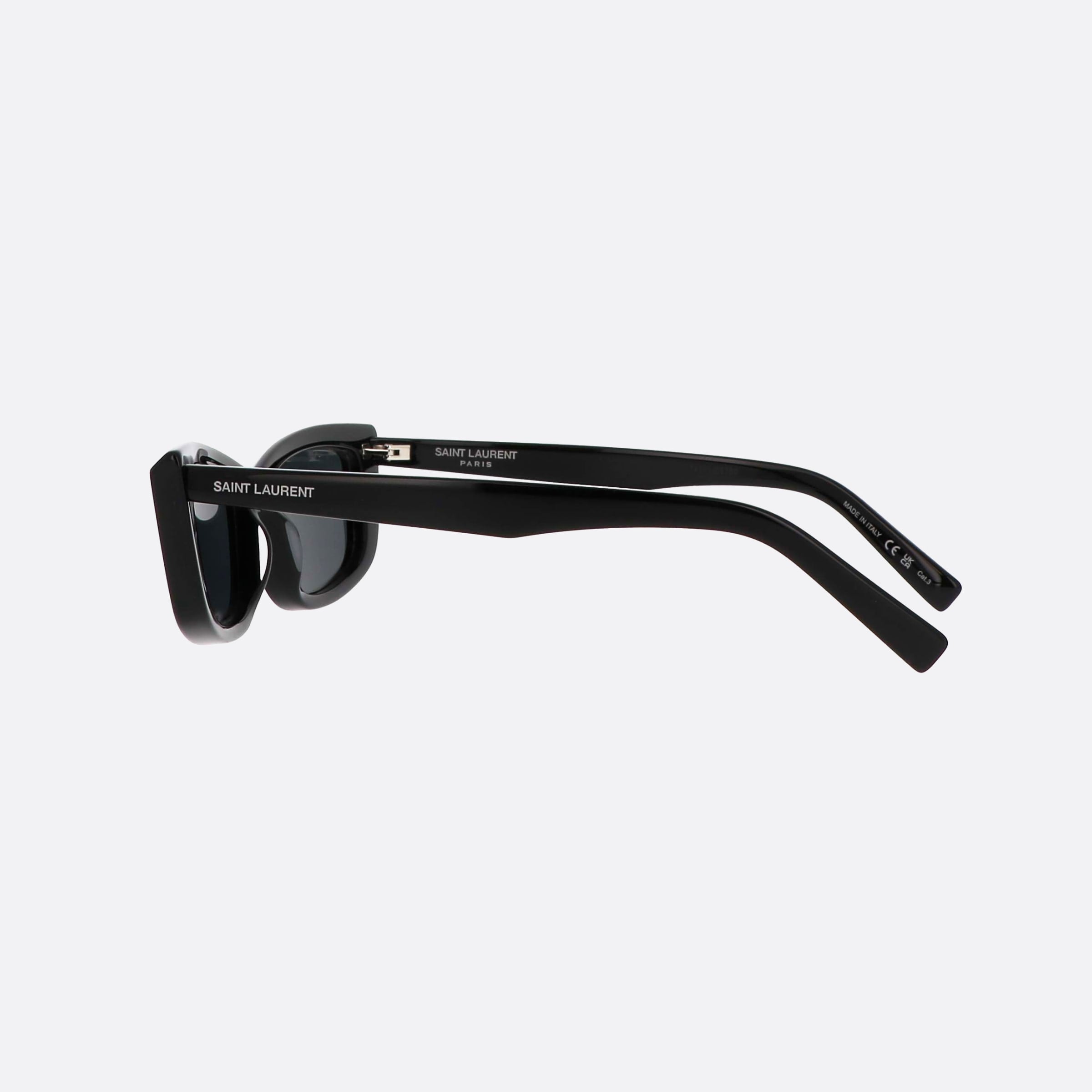Saint 54mm Laurent Black Cat Eye Woman Sunglasses - Detail View