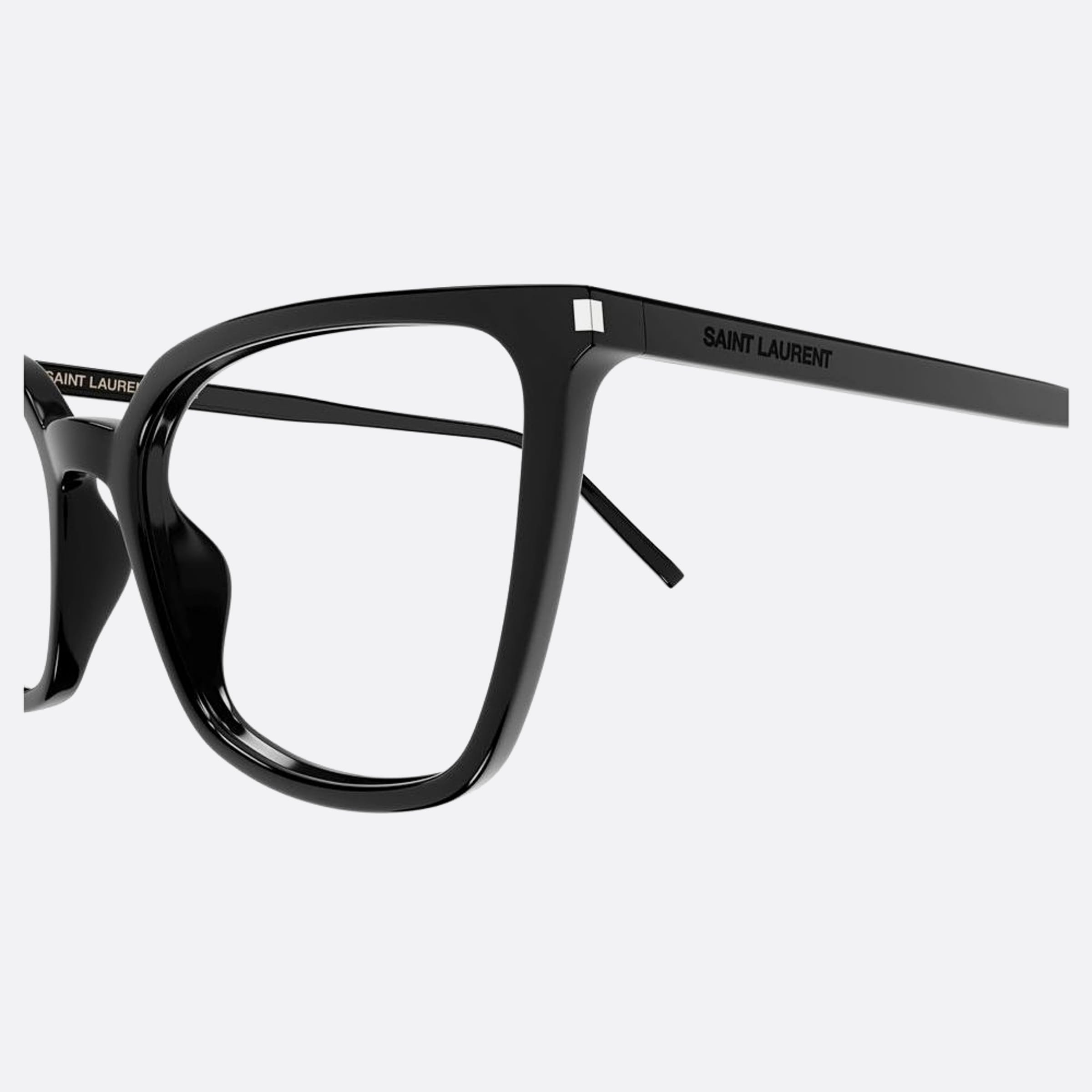 Saint 54mm Laurent Black Butterfly Woman Eyeglasses - Lifestyle Shot