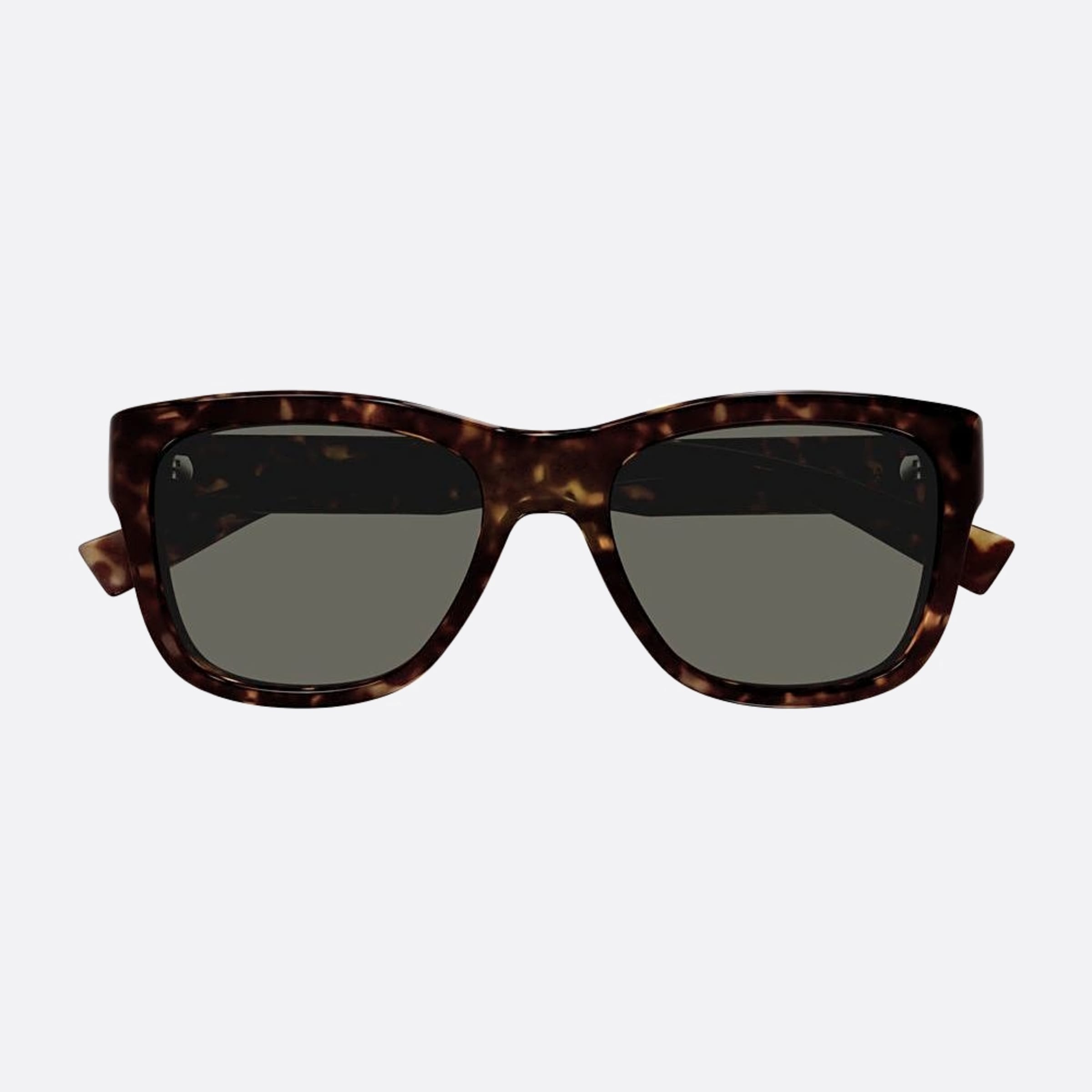 Saint 54mm Laurent Havana Geometric Man Sunglasses - Detail View