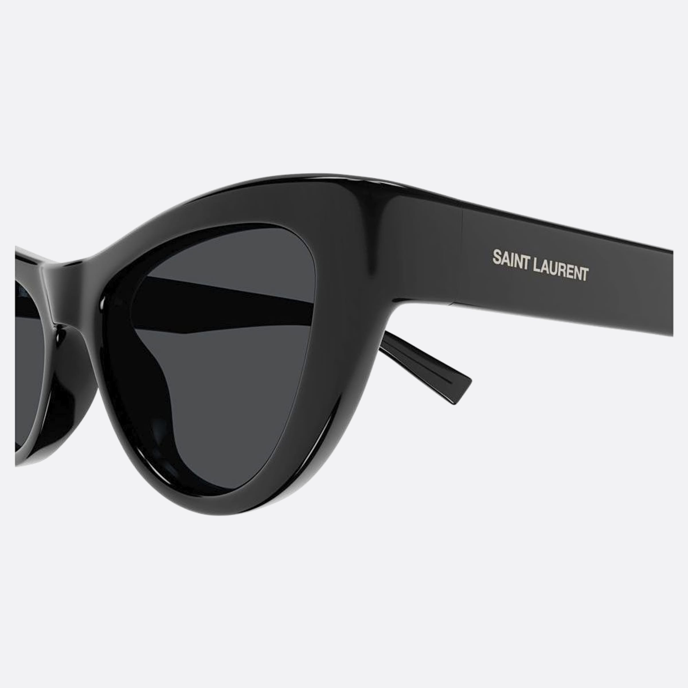 Saint 53mm Laurent Black Cat Eye Woman Sunglasses - Lifestyle Shot