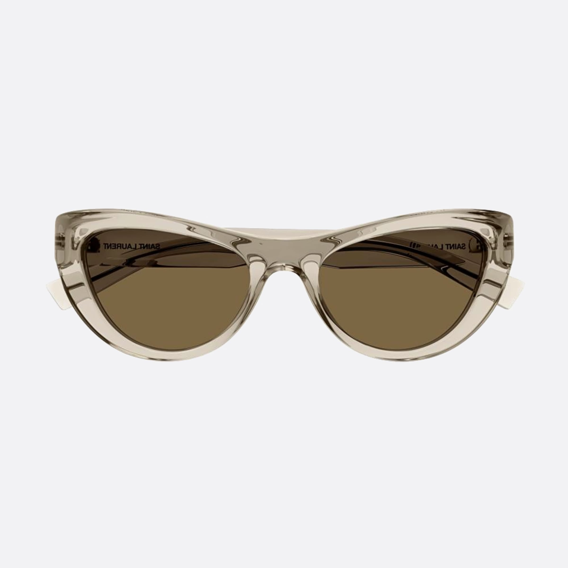 Saint 53mm Laurent Beb Brown Cat Eye Woman Sunglasses - Main View
