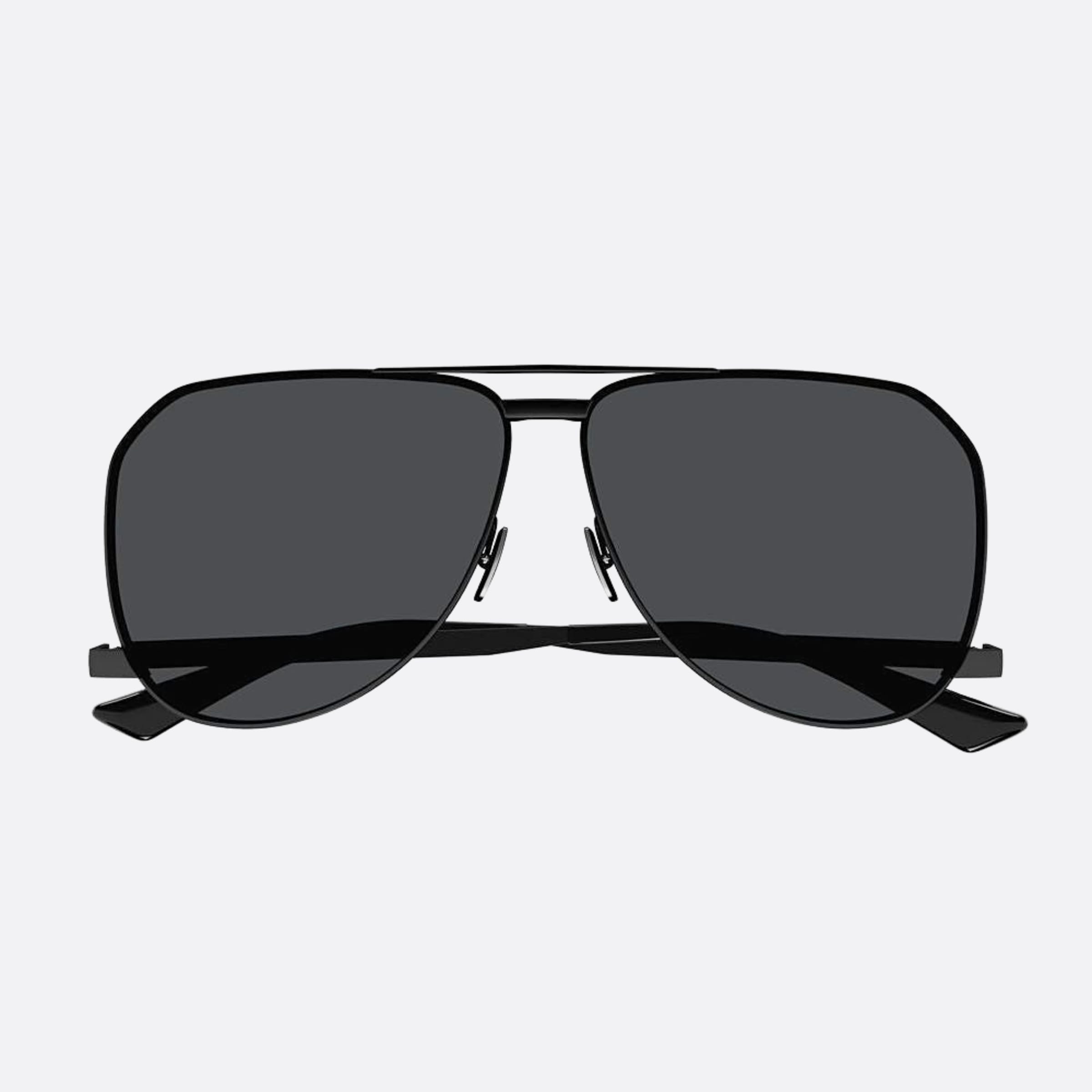 Saint 61mm Laurent Dust Black Pilot Man Sunglasses - Detail View
