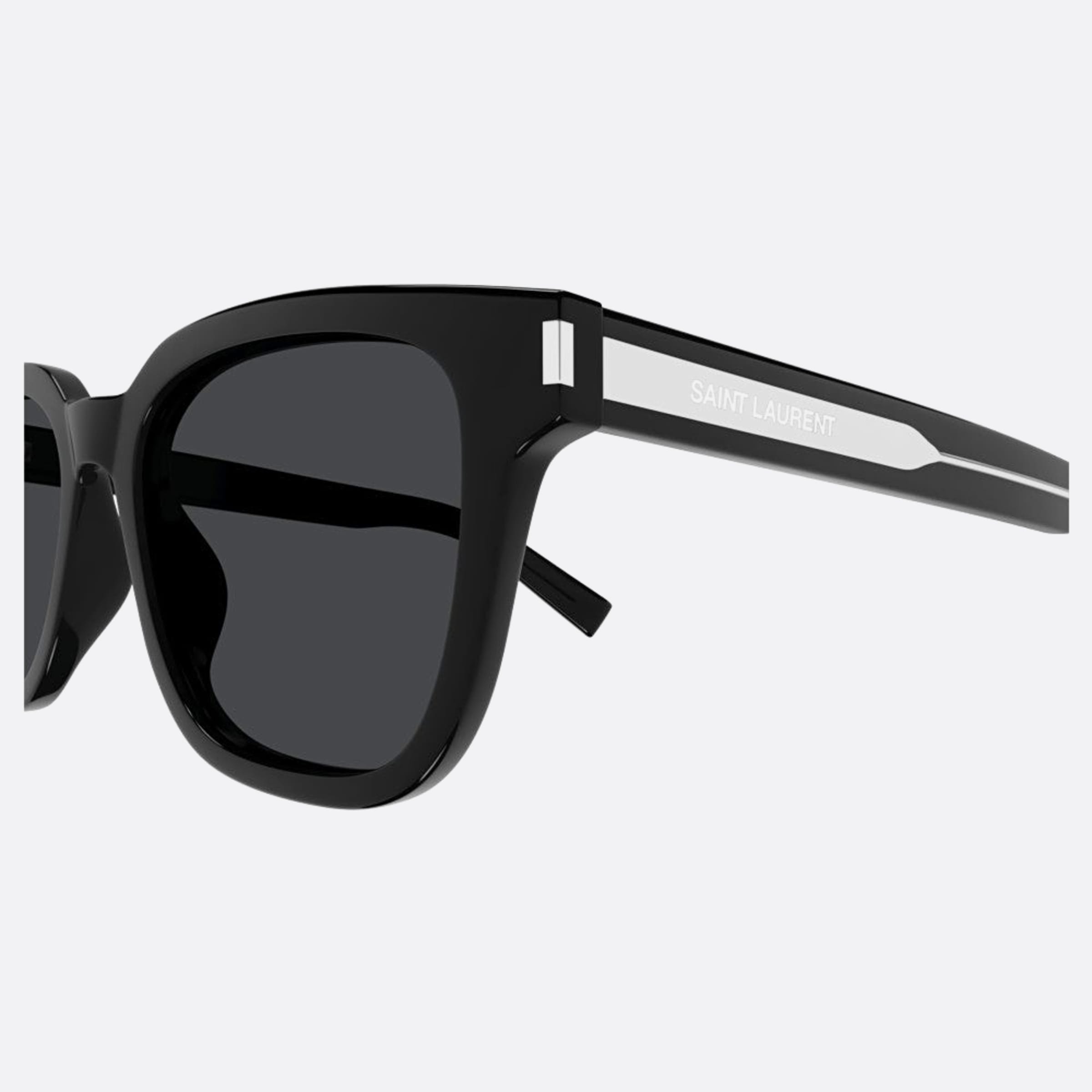 Saint 52mm Laurent Sun Black Squared Man Sunglasses - Detail View