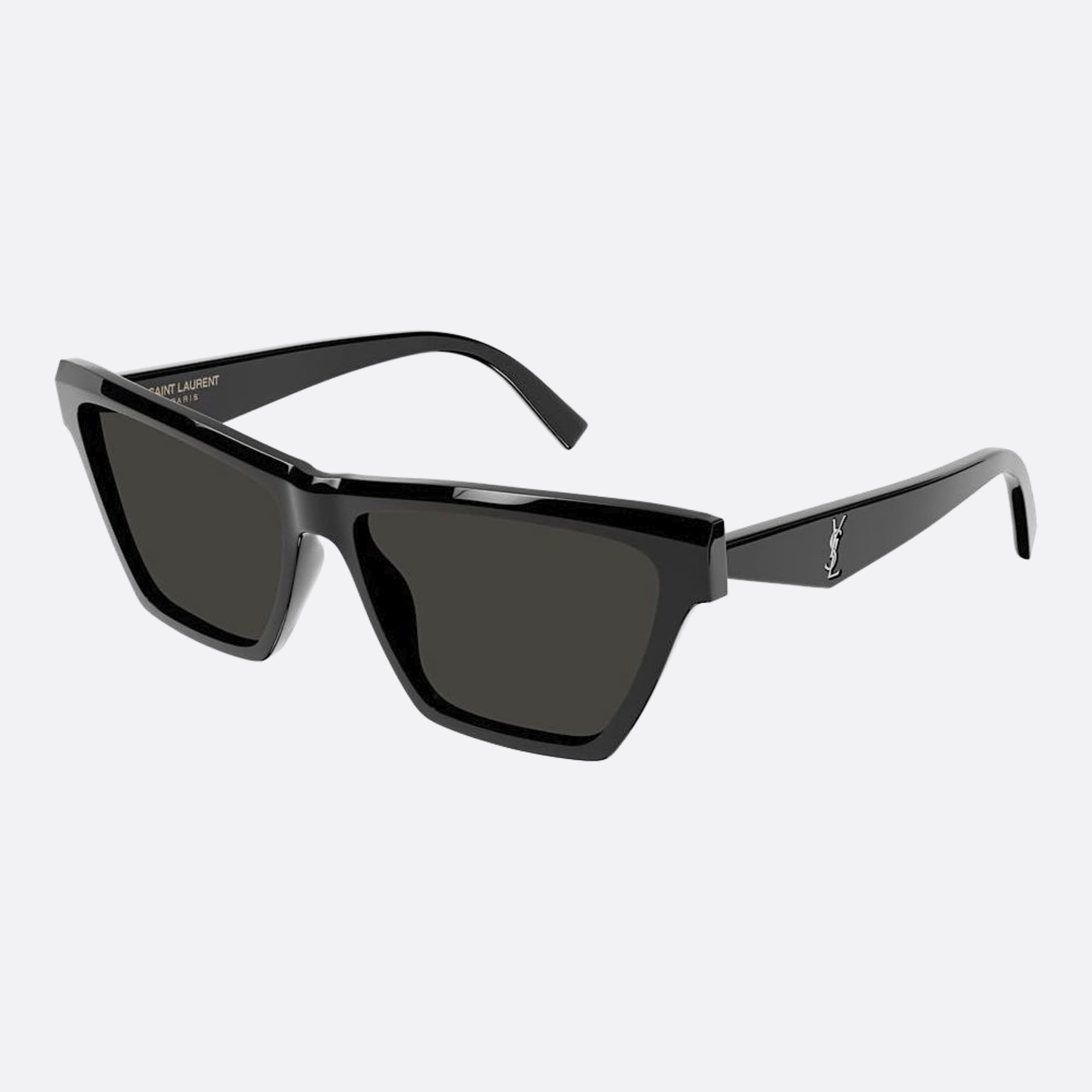 Saint 58mm Laurent M103 Black Cat Eye Woman Sunglasses - Side View