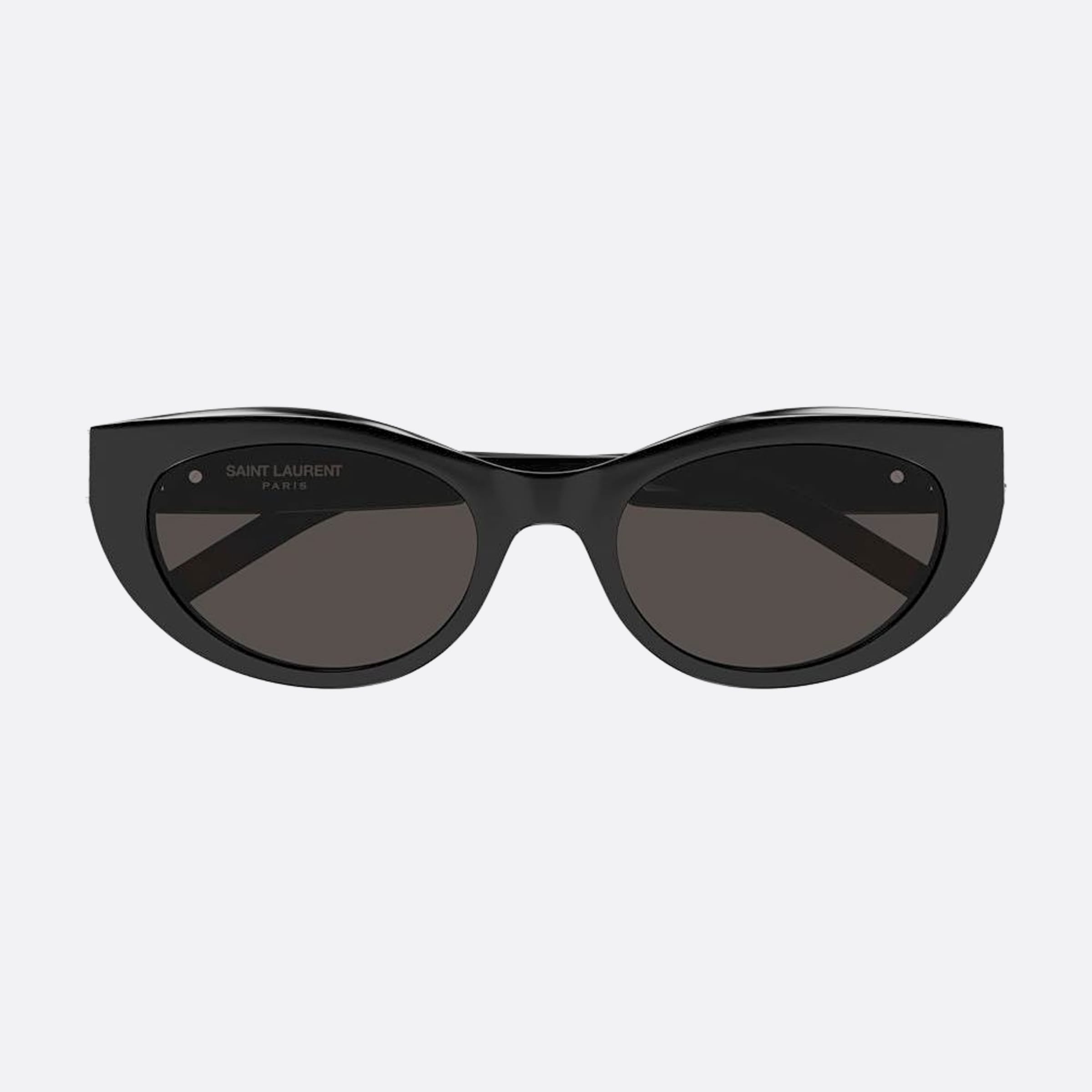 Saint 54mm Laurent M115 Black Geometric Woman Sunglasses - Main View
