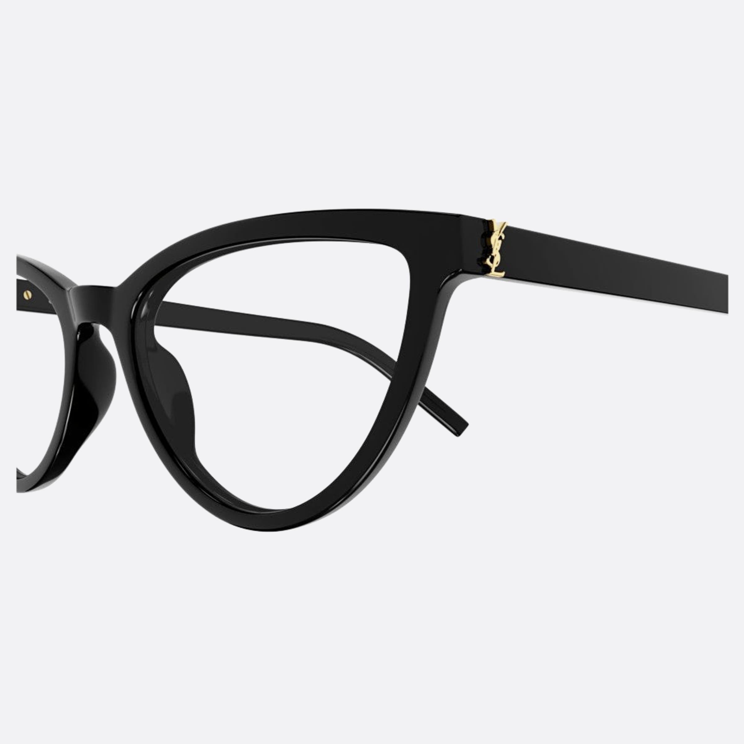 Saint 55mm Laurent M138 Black Cat Eye Woman Eyeglasses - Detail View