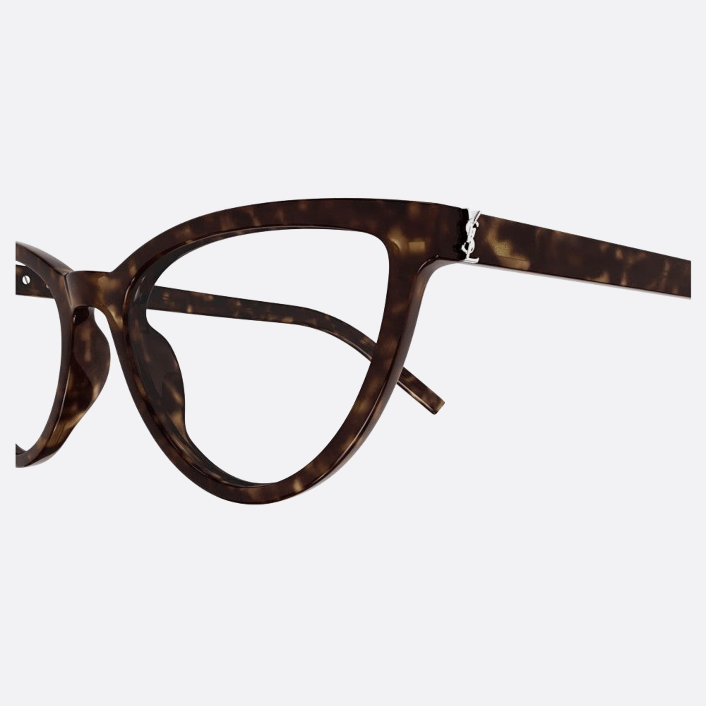 Saint 55mm Laurent M138 Havana Cat Eye Woman Eyeglasses - Detail View