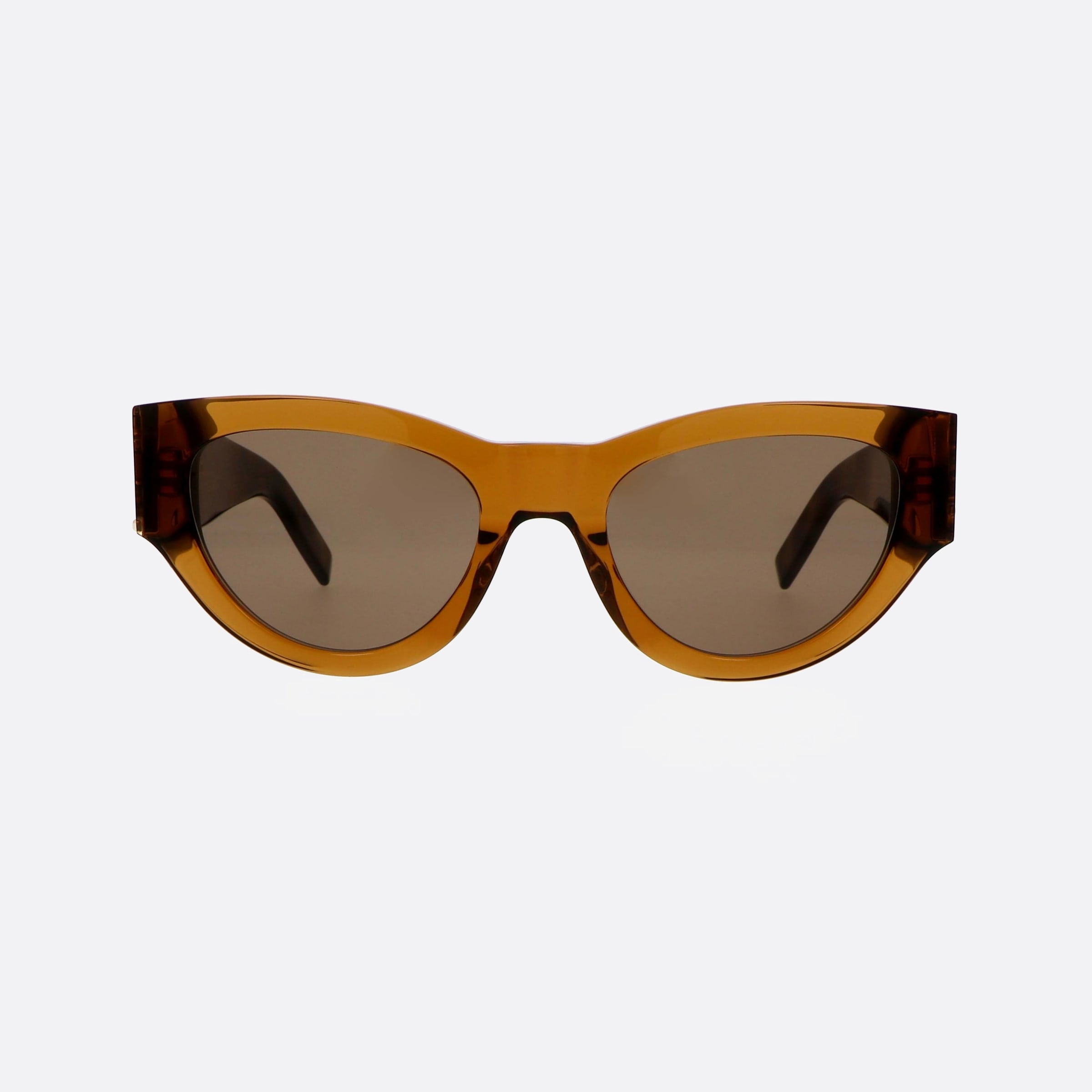 Saint 53mm Laurent M94 Brown Butterfly Woman Sunglasses - Side View