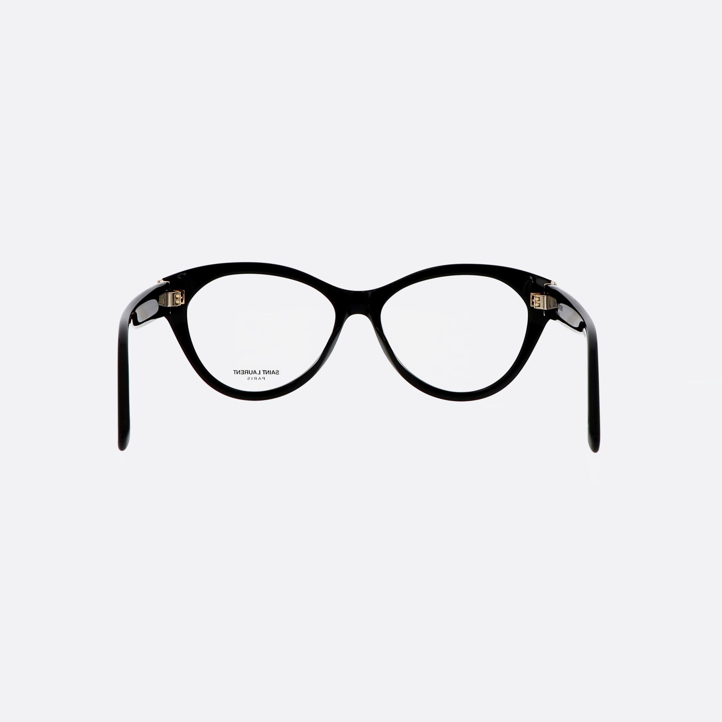 Saint 55mm Laurent M96 Black Butterfly Woman Eyeglasses - Lifestyle Shot