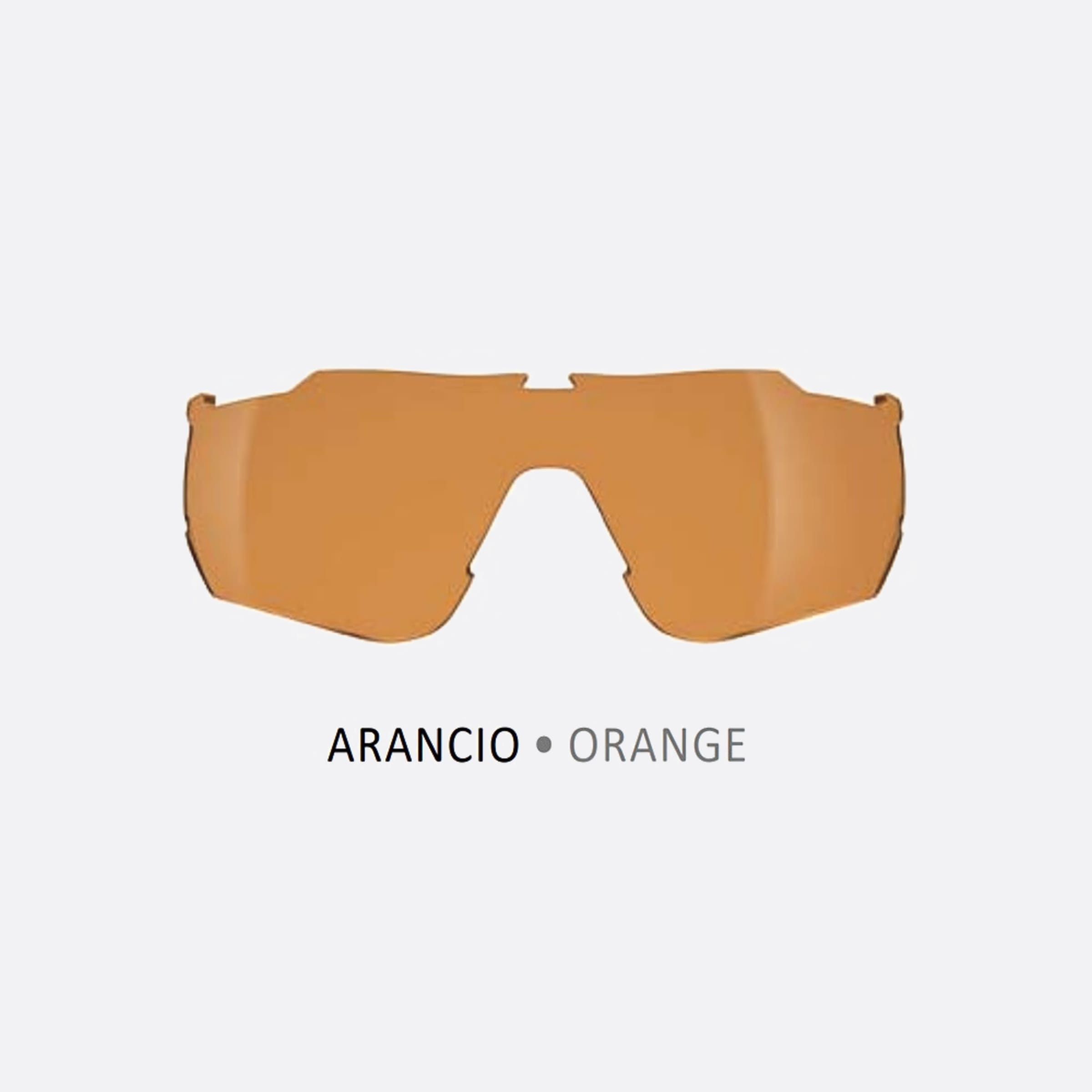 Salice 08mm Salice Yellow Shield Men Sunglasses - Detail View