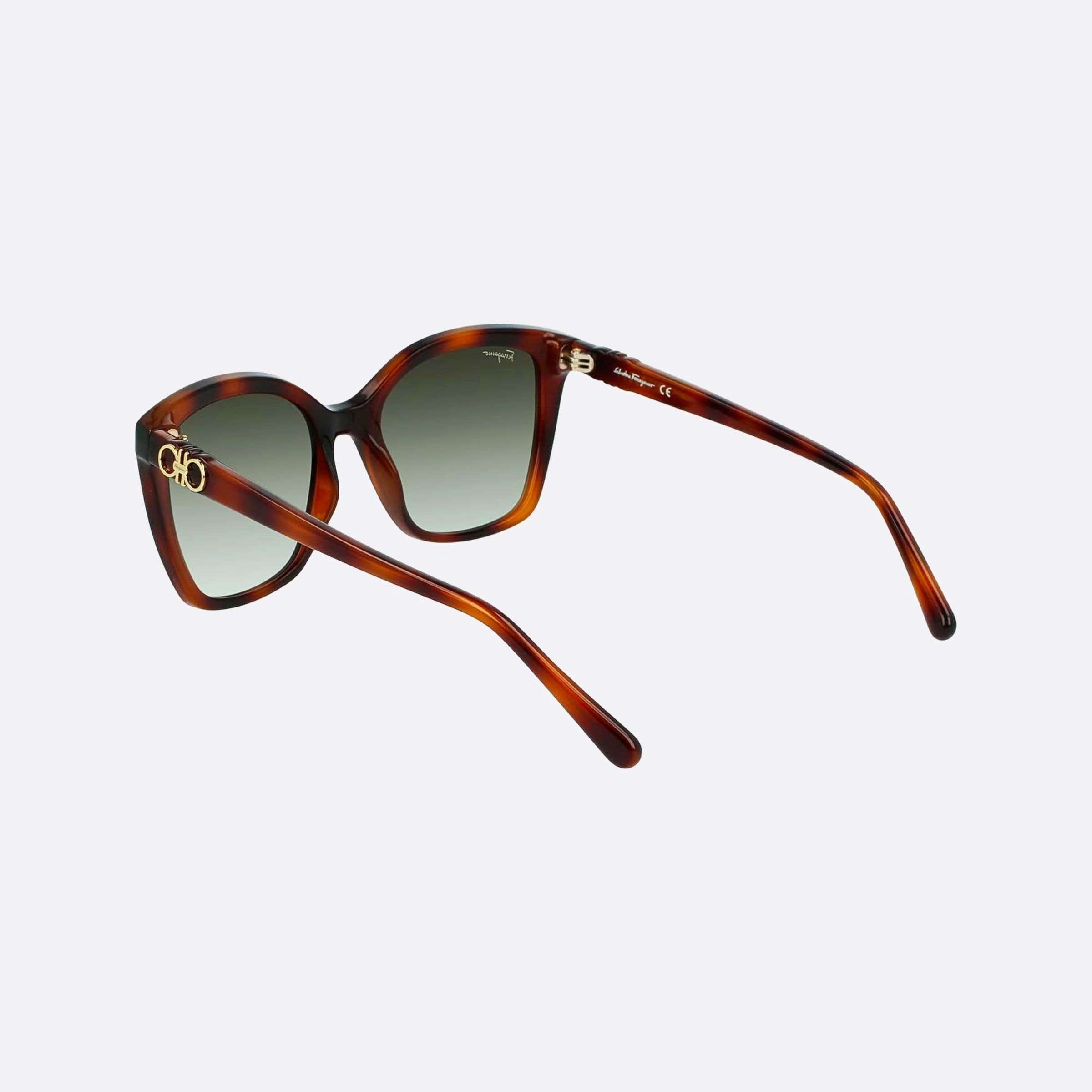 Salvatore 54mm Ferragamo Havana Butterfly Women Sunglasses - Lifestyle Shot