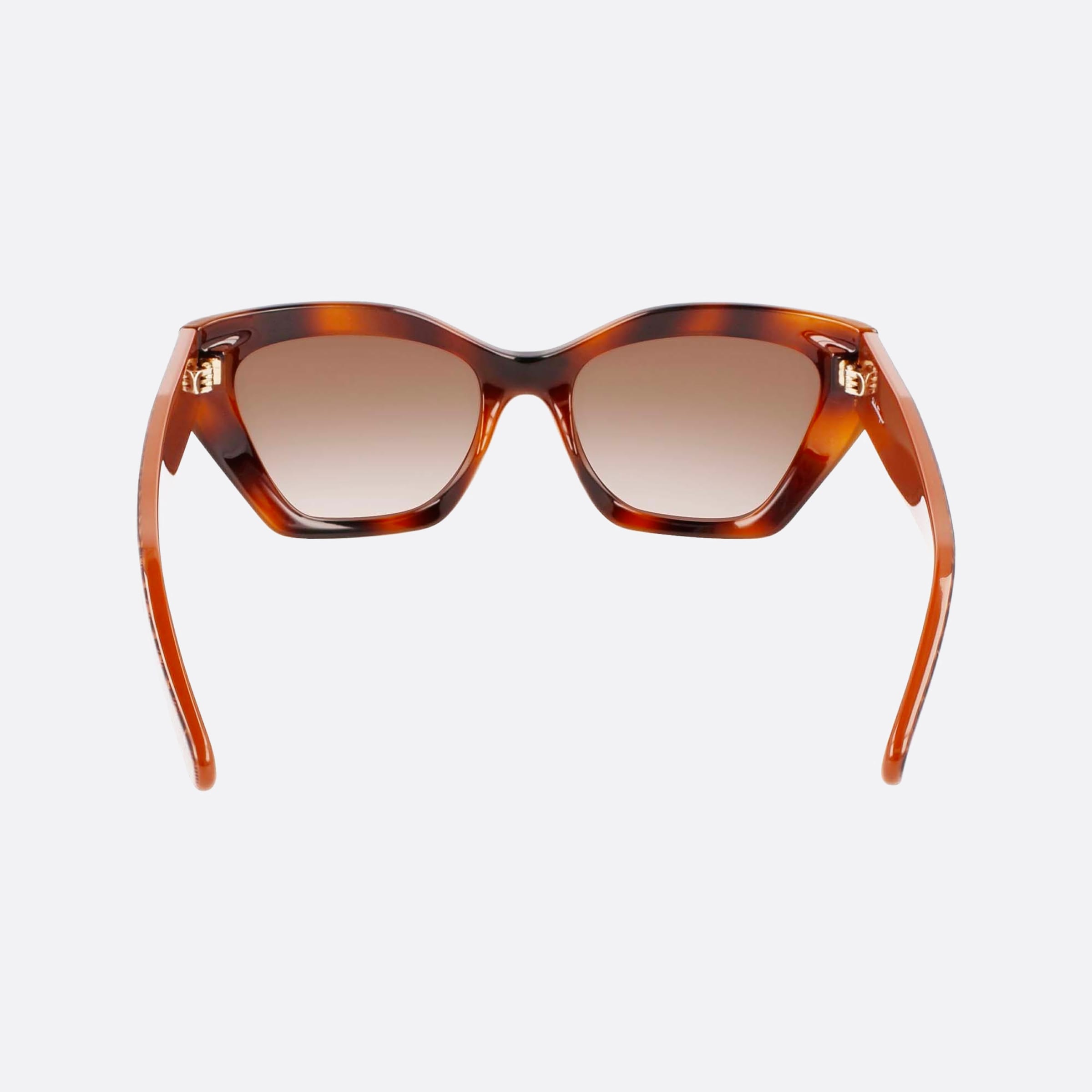 Salvatore 54mm Ferragamo Havana Cat Eye Women Sunglasses - Additional Angle