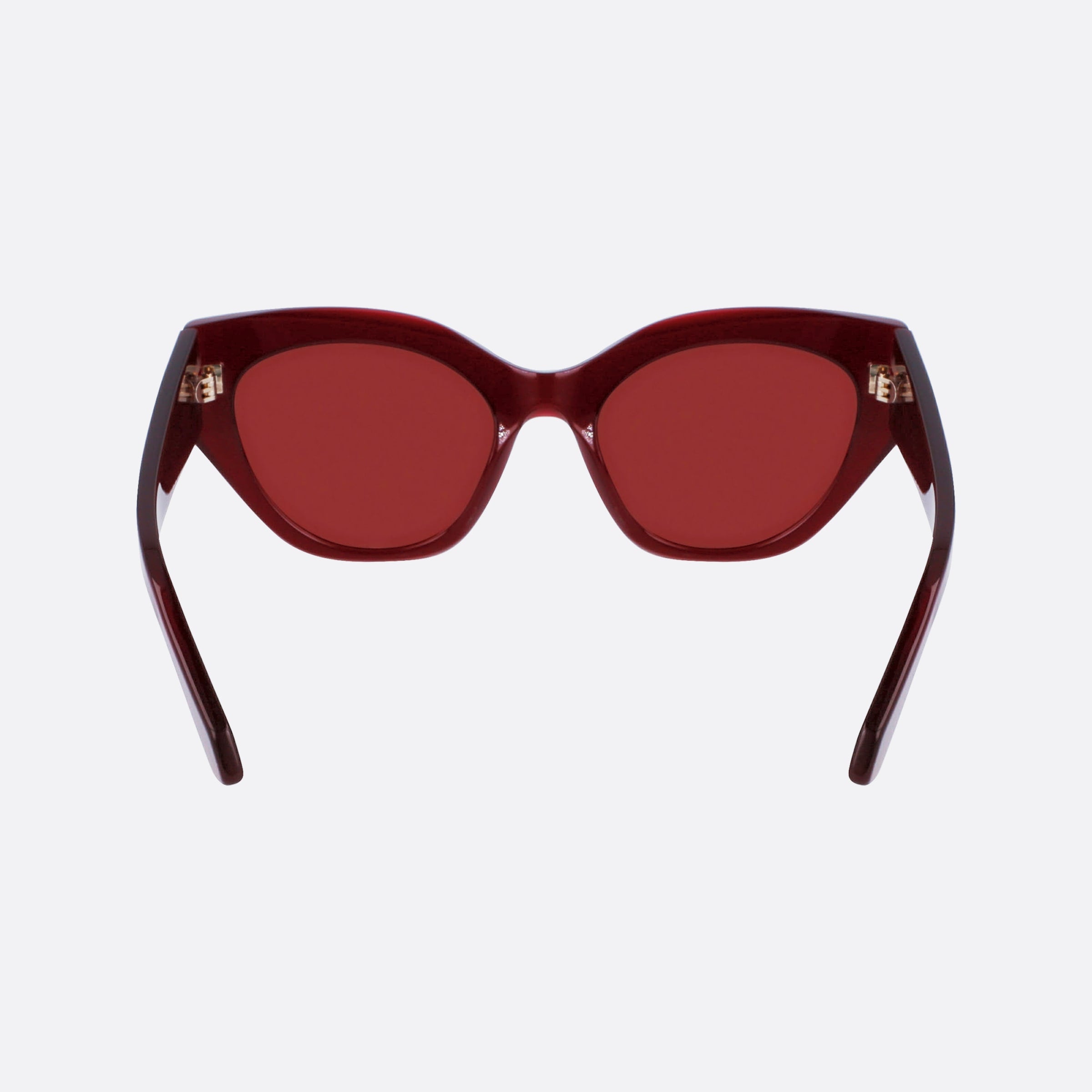 Salvatore 55mm Ferragamo Red Geometric Women Sunglasses - Additional Angle