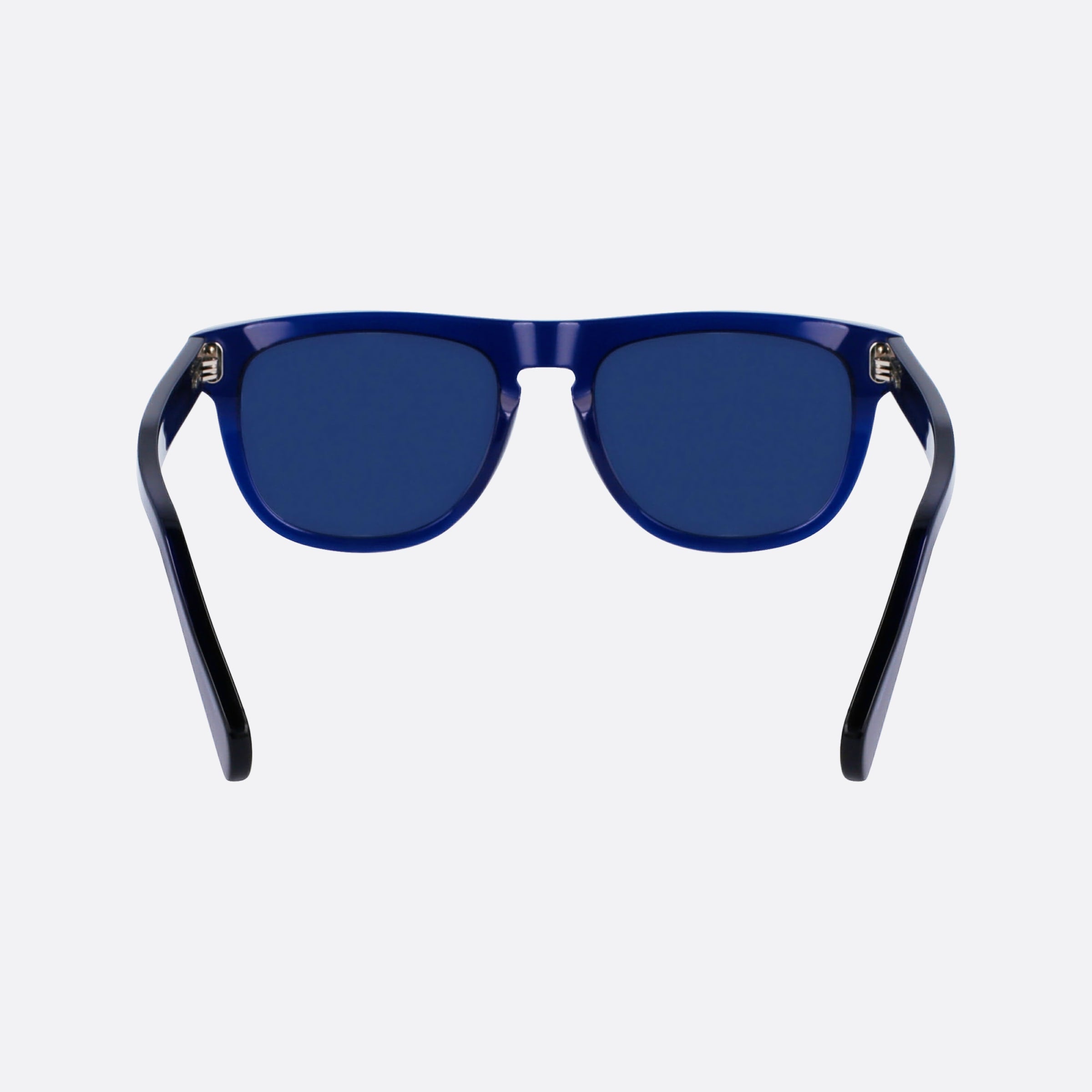 Salvatore 55mm Ferragamo Blue Squared Men Sunglasses - Additional Angle