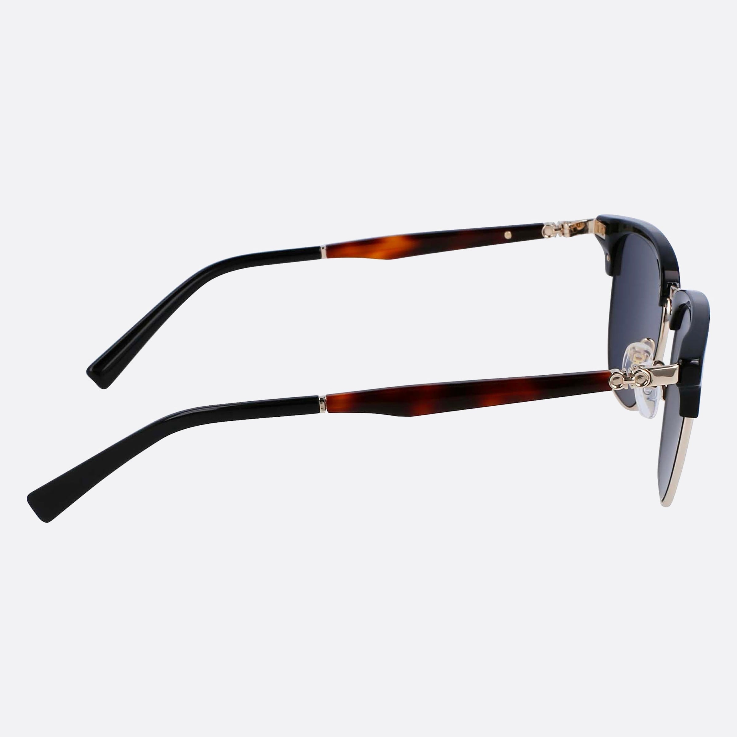Salvatore 53mm Ferragamo Sf307s Black Squared Men Sunglasses - Additional Angle
