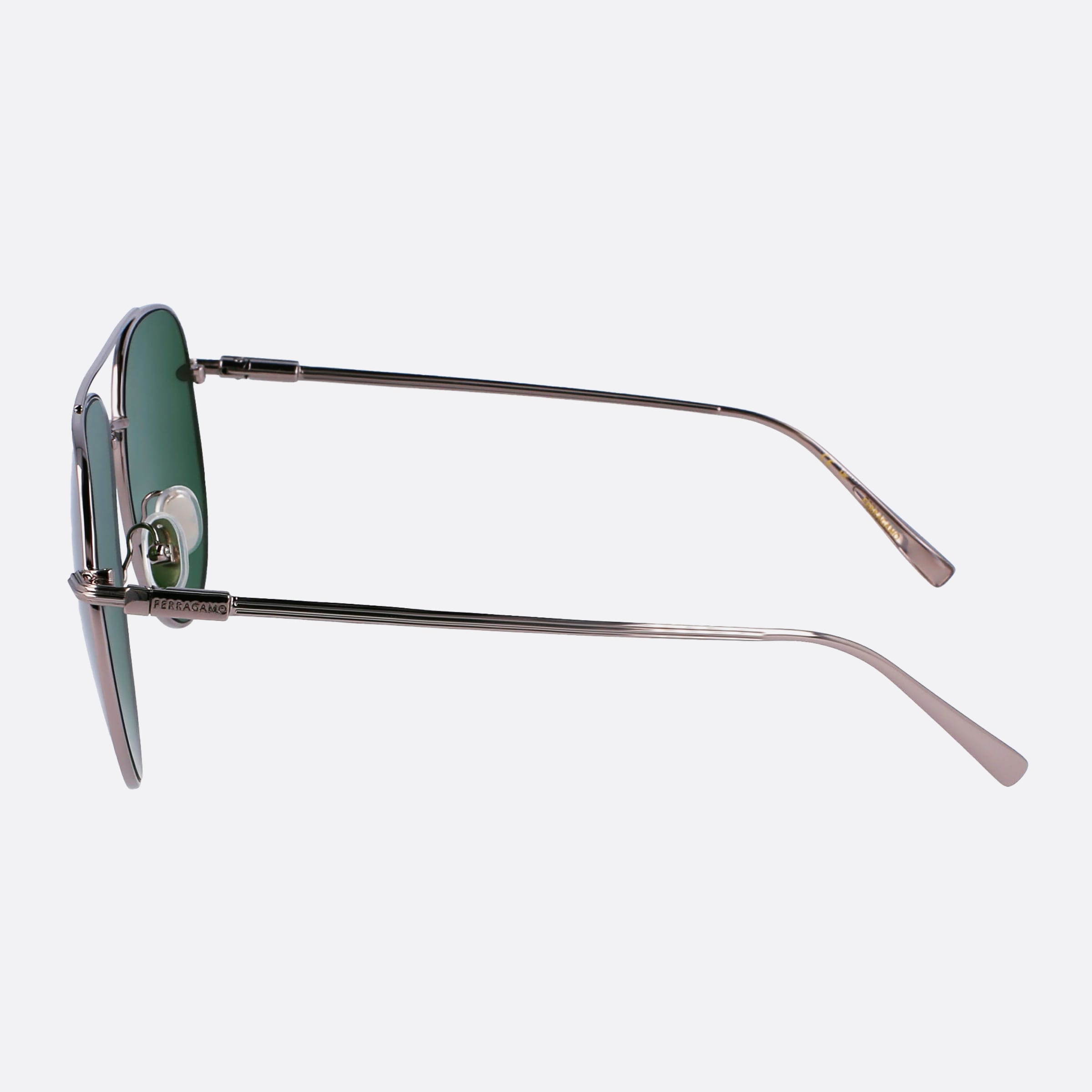 Salvatore 61mm Ferragamo Sf308s Grey Pilot Men Sunglasses - Lifestyle Shot