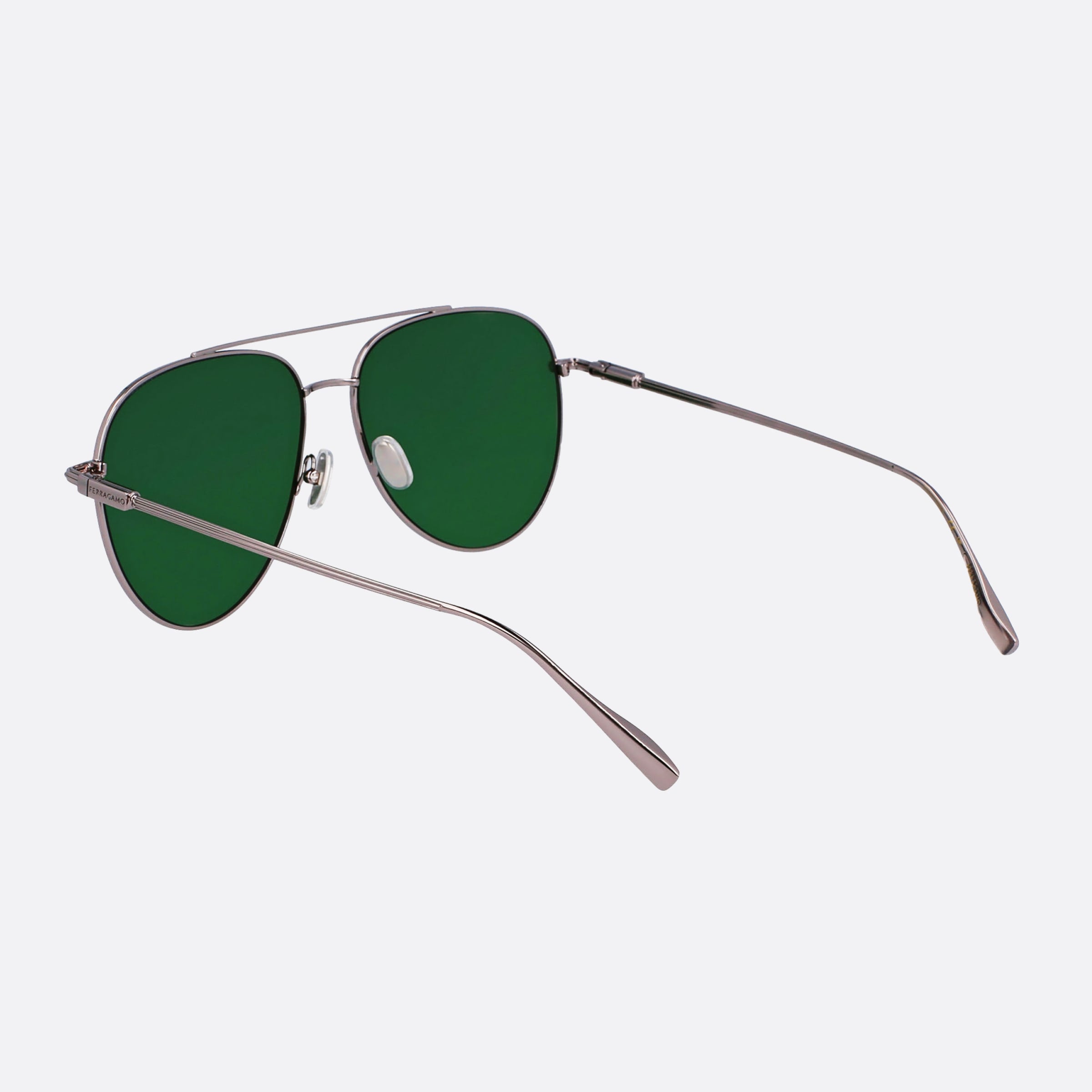 Salvatore 61mm Ferragamo Sf308s Grey Pilot Men Sunglasses - Additional Angle