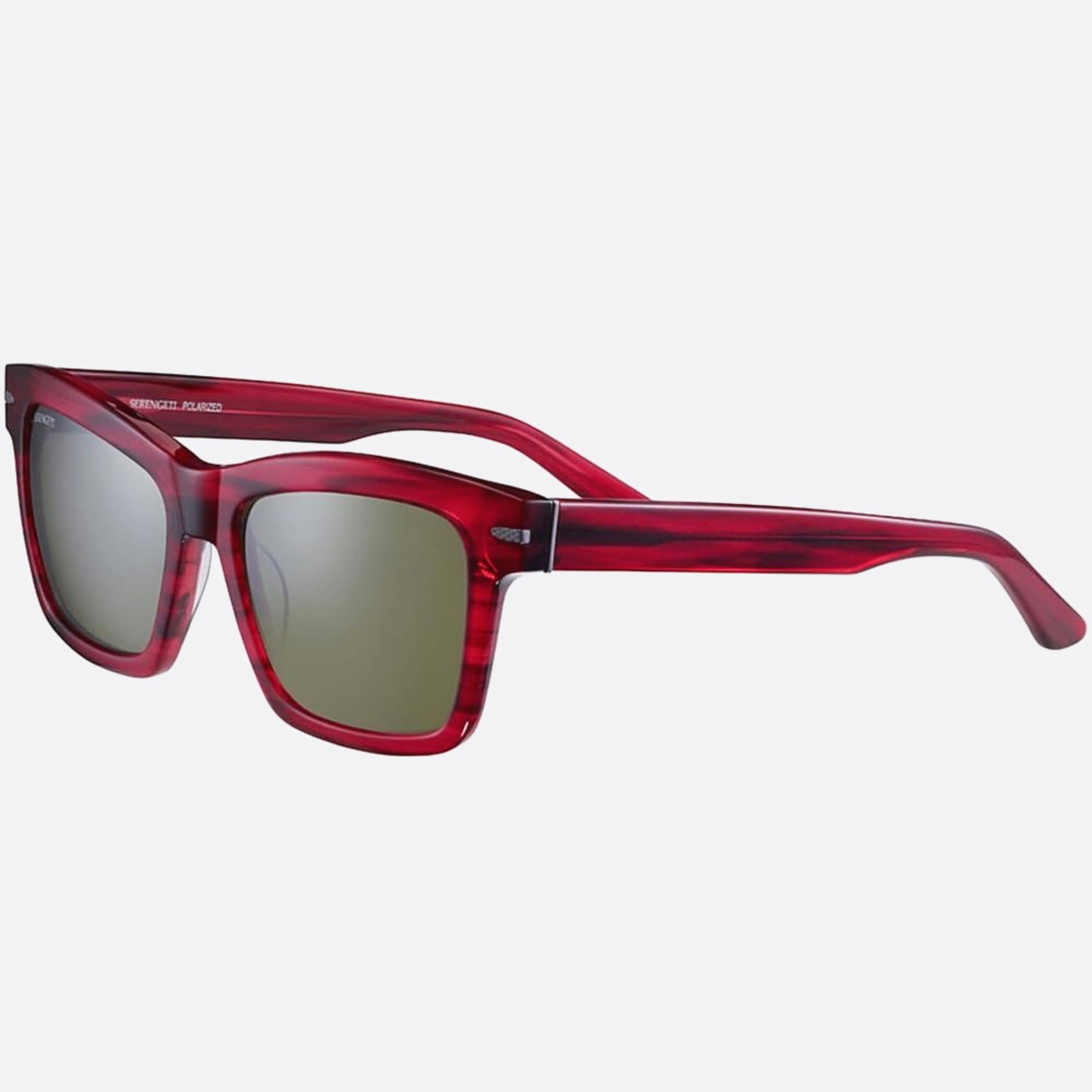 Serengeti 55mm Winona Ss528003 Red Squared Polarized Women Sunglasses - Side View
