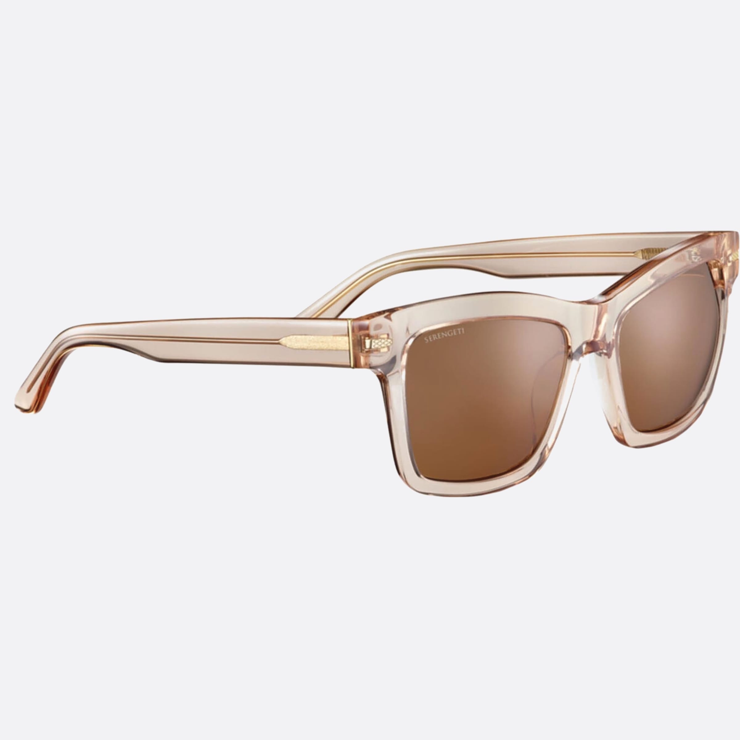 Serengeti 55mm Winona Ss528004 Pink Squared Polarized Women Sunglasses - Detail View