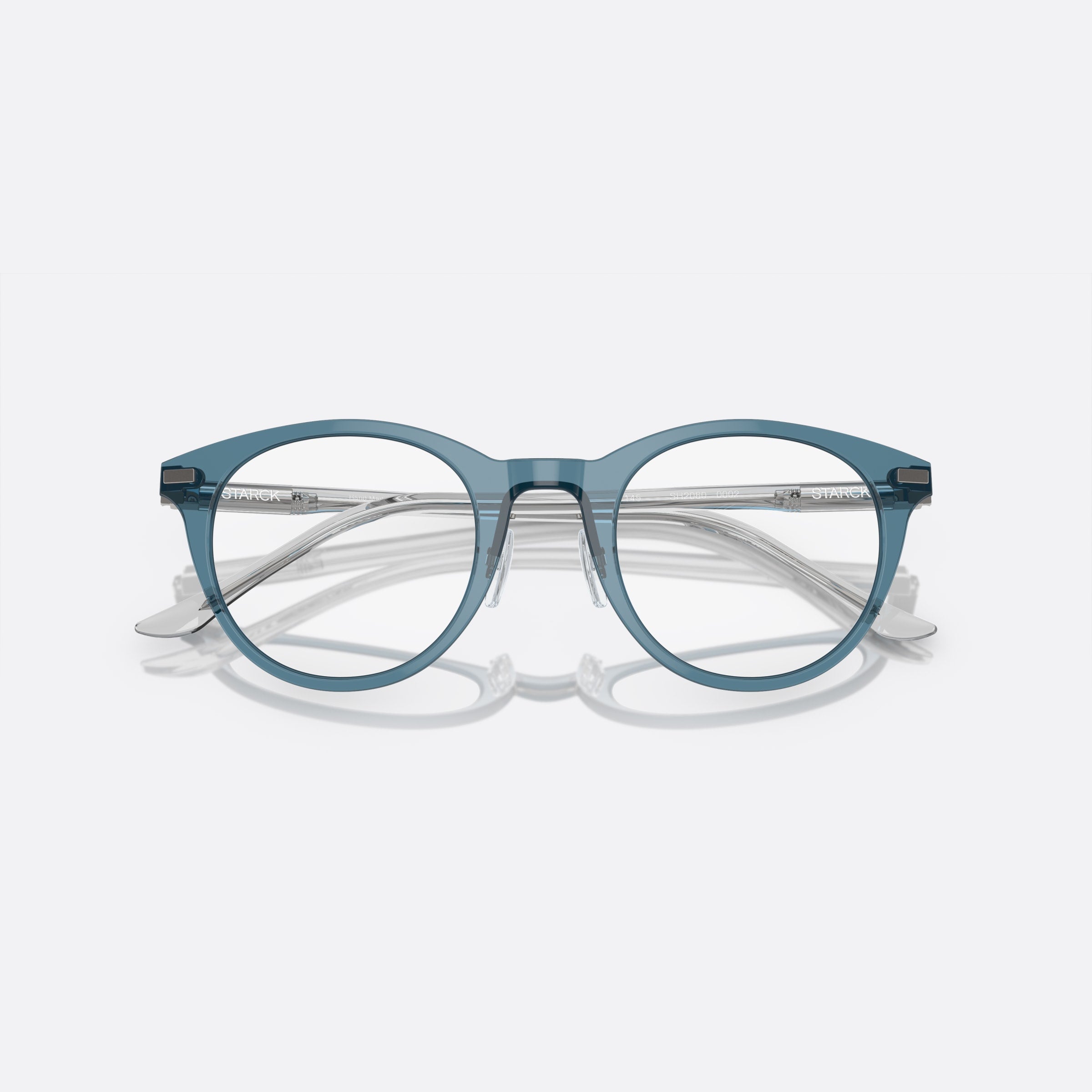 Starck 48mm Sh2080 Blue Phantos Men Eyeglasses - Additional Angle