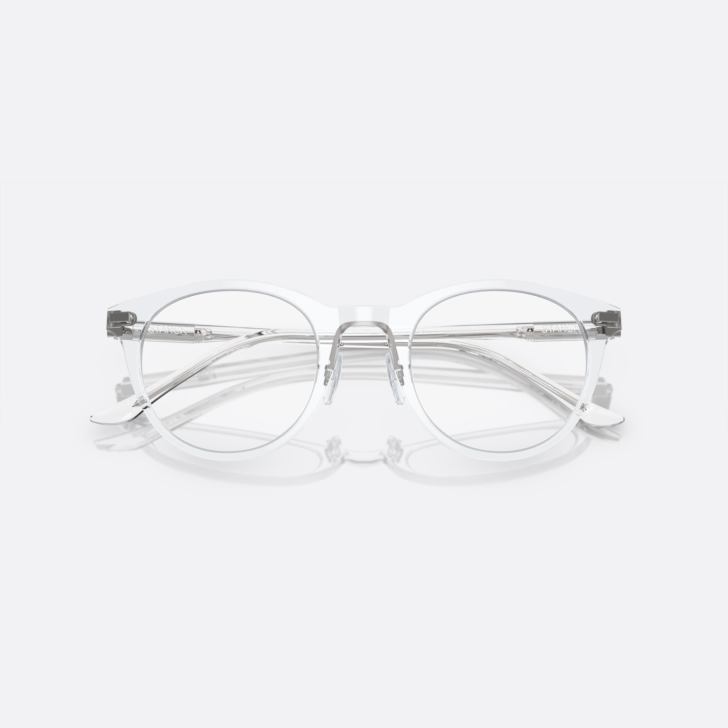 Starck 48mm Sh2080 Green Phantos Men Eyeglasses - Additional Angle