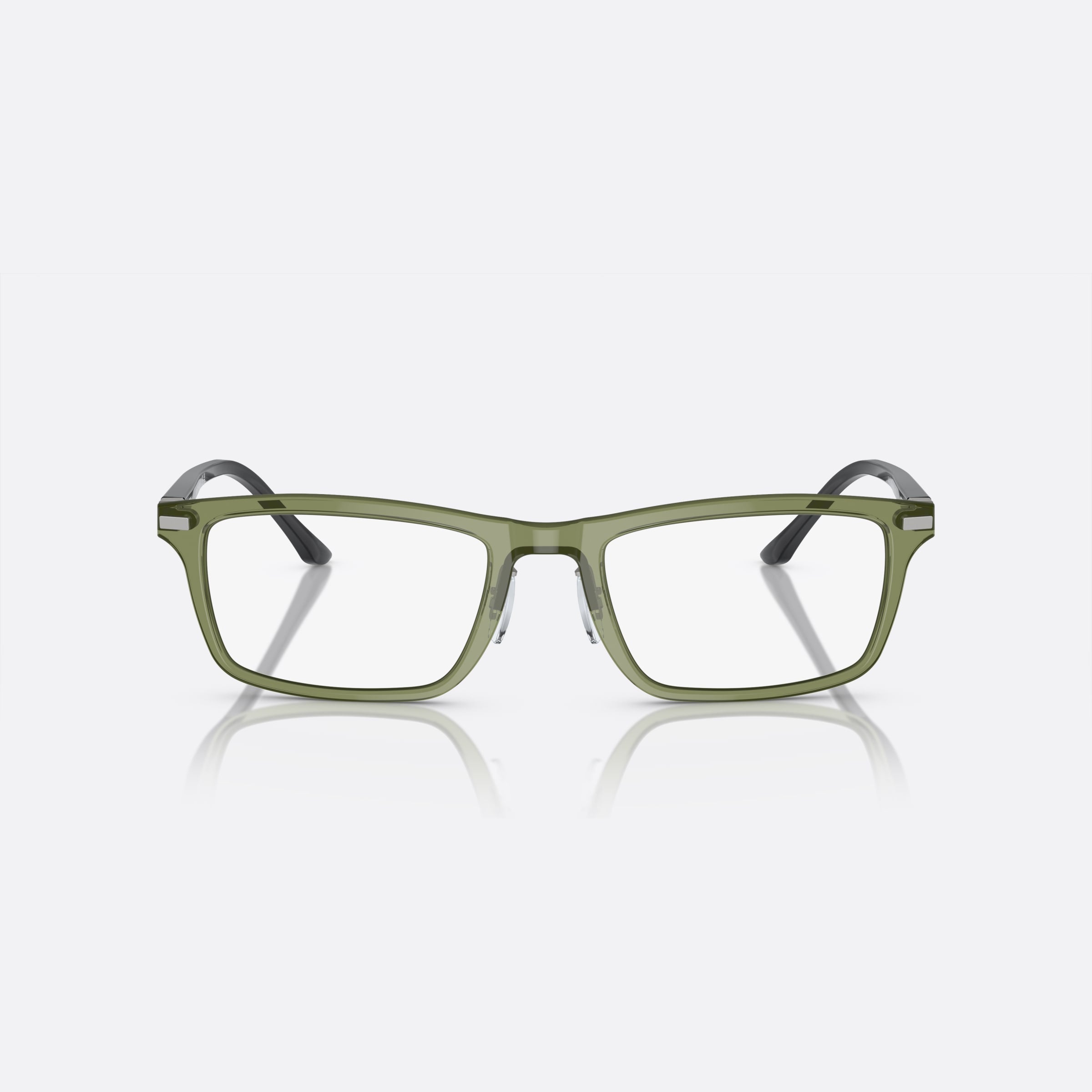 Starck 54mm Sh2081 Green Rectangular Men Eyeglasses - Lifestyle Shot