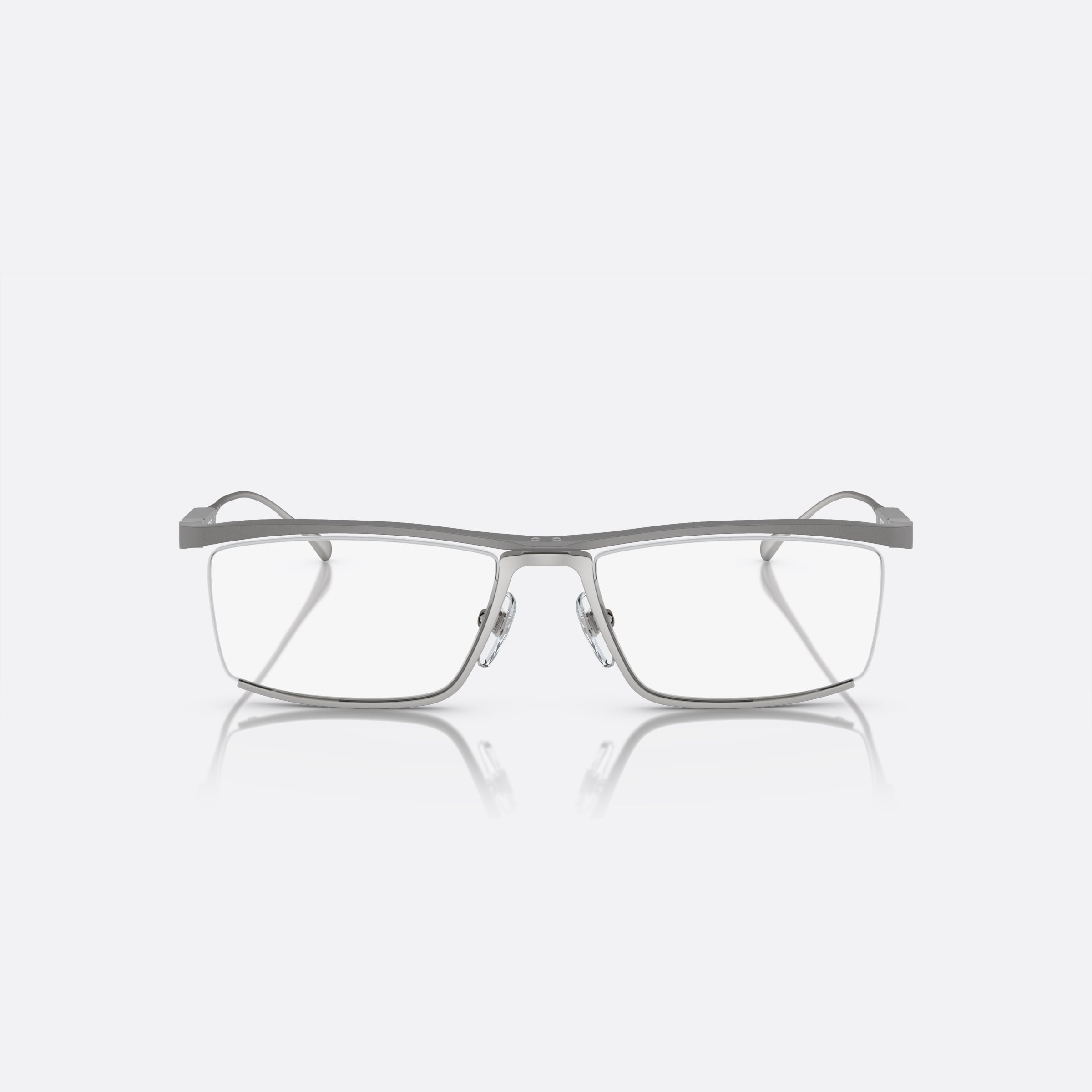 Starck 54mm Gray Rectangular Men Eyeglasses - Lifestyle Shot