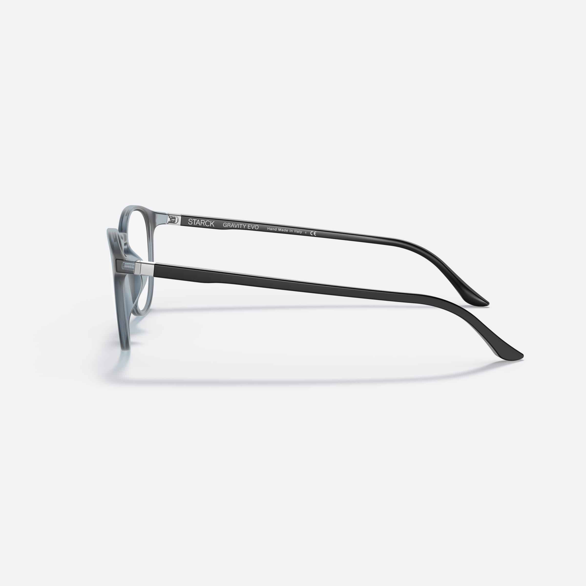 Starck 49mm Sh3074 Blue Phantos Men Eyeglasses - Detail View