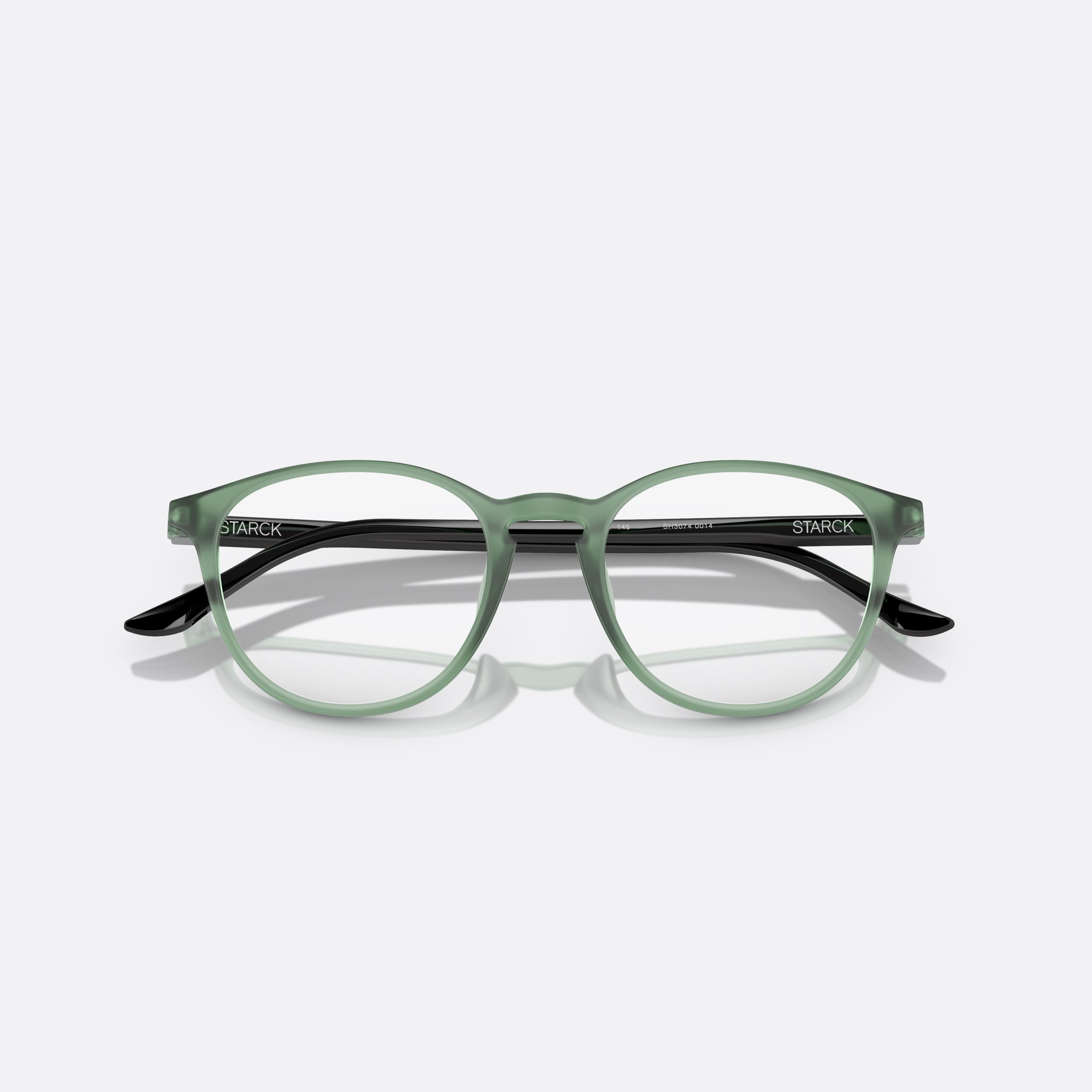 Starck 49mm Sh3074 Green Phantos Men Eyeglasses - Additional Angle