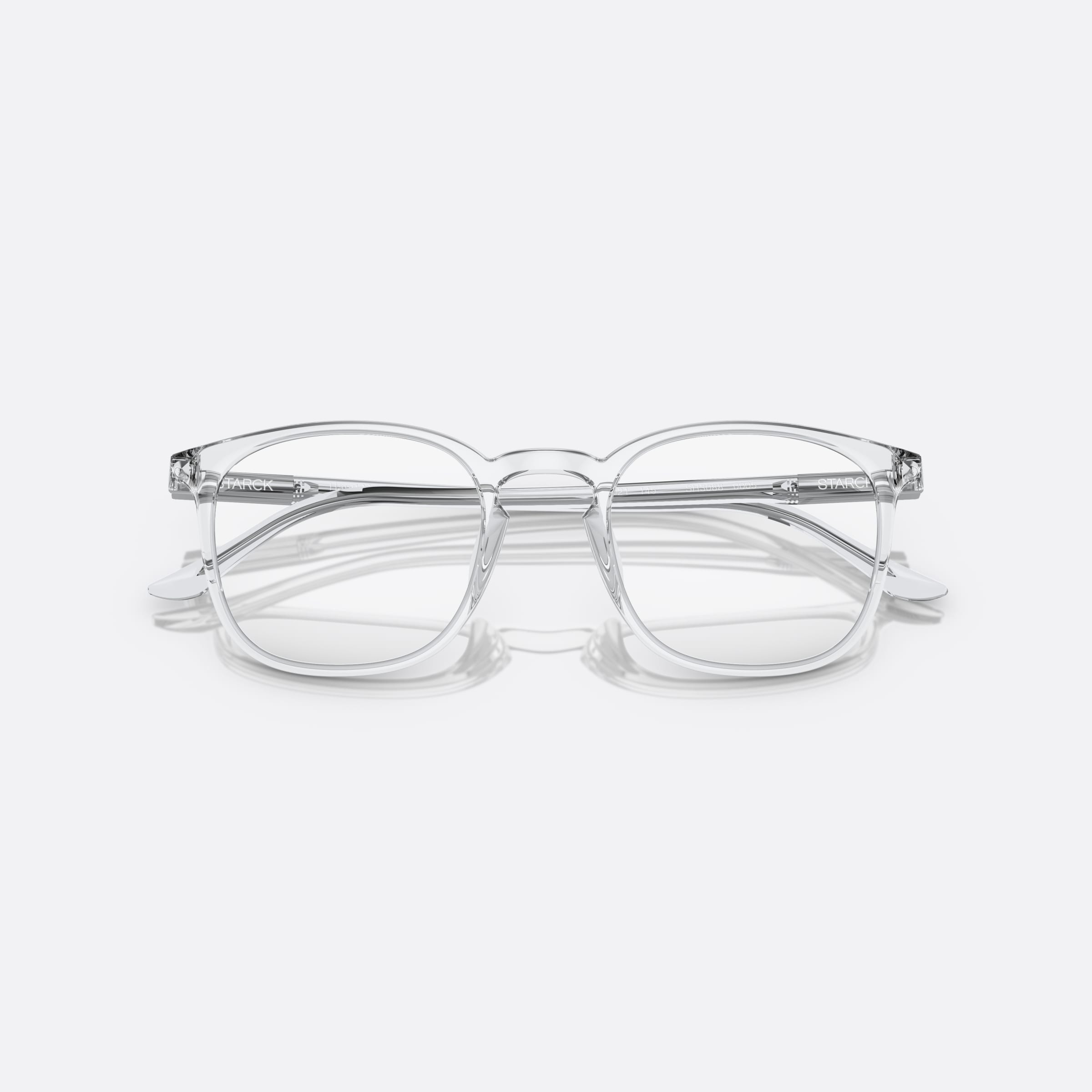 Starck 49mm Sh3088 Transparent Phantos Men Eyeglasses - Additional Angle