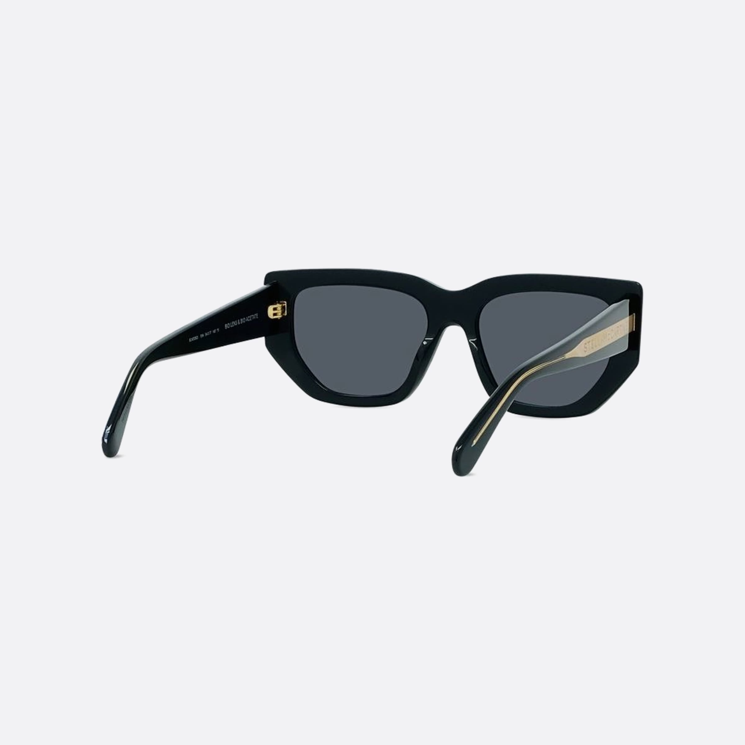 Stella 54mm Mccartney 01a Black Geometric Women Sunglasses - Additional Angle