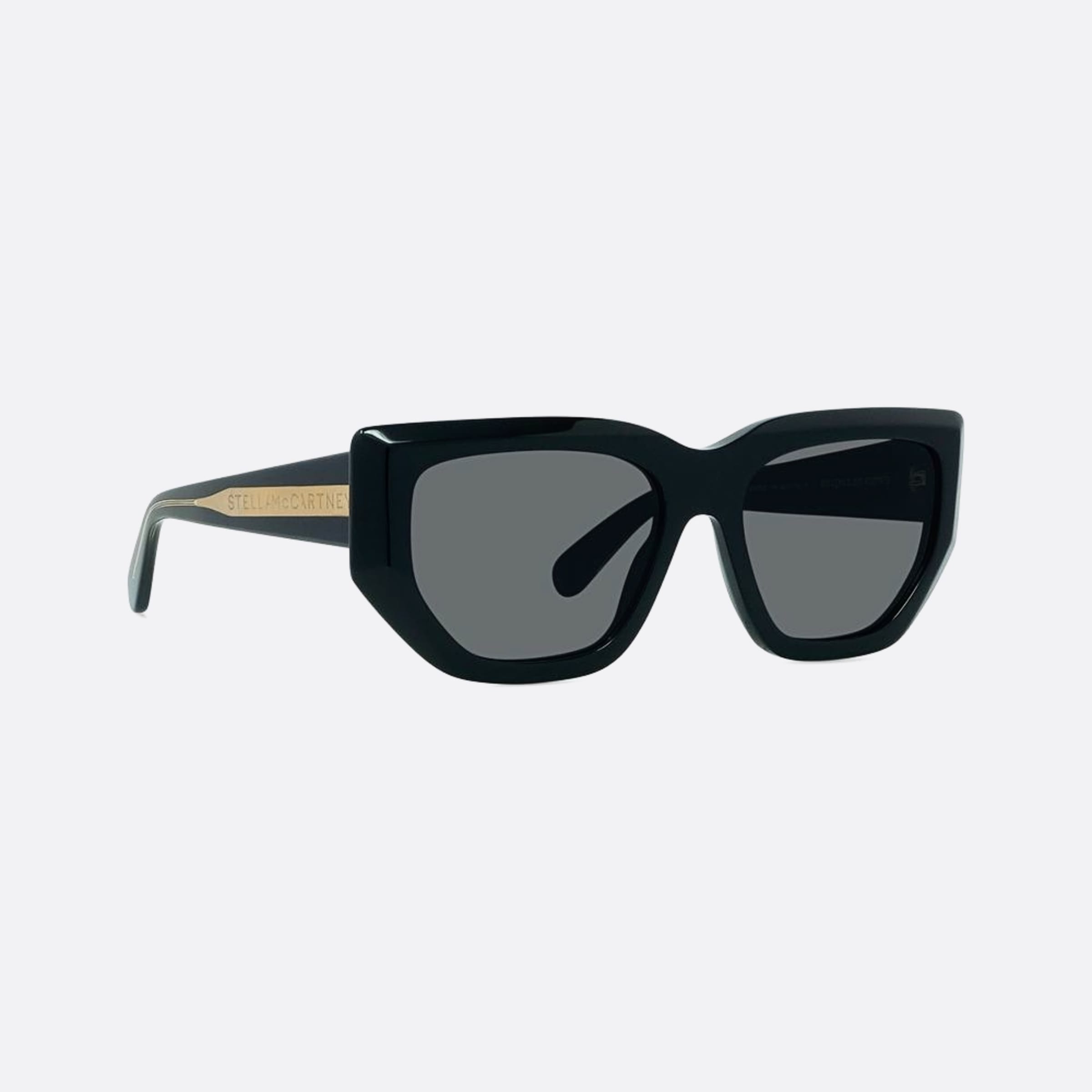 Stella 54mm Mccartney 01a Black Geometric Women Sunglasses - Additional Angle