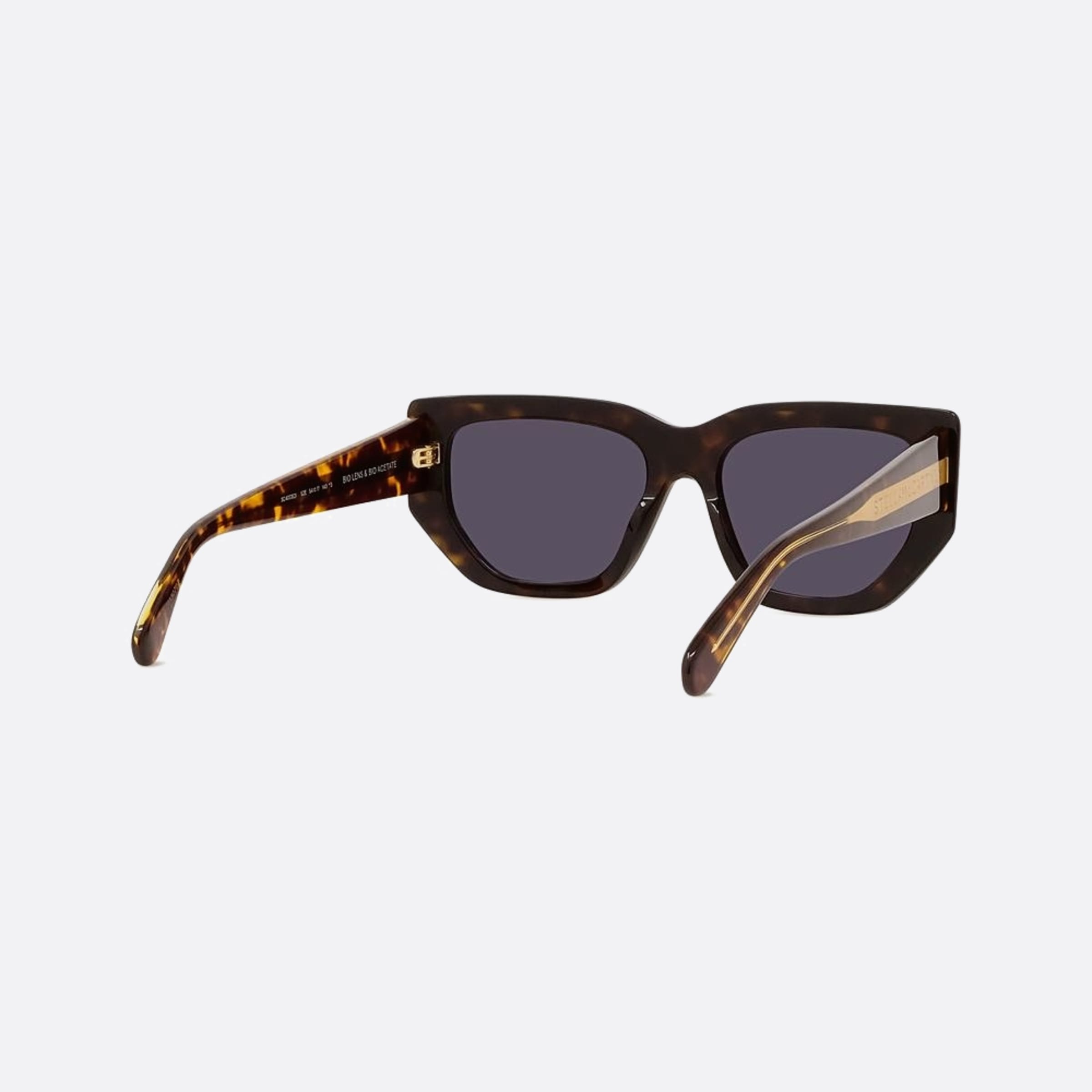 Stella 54mm Mccartney 52e Havana Geometric Women Sunglasses - Additional Angle
