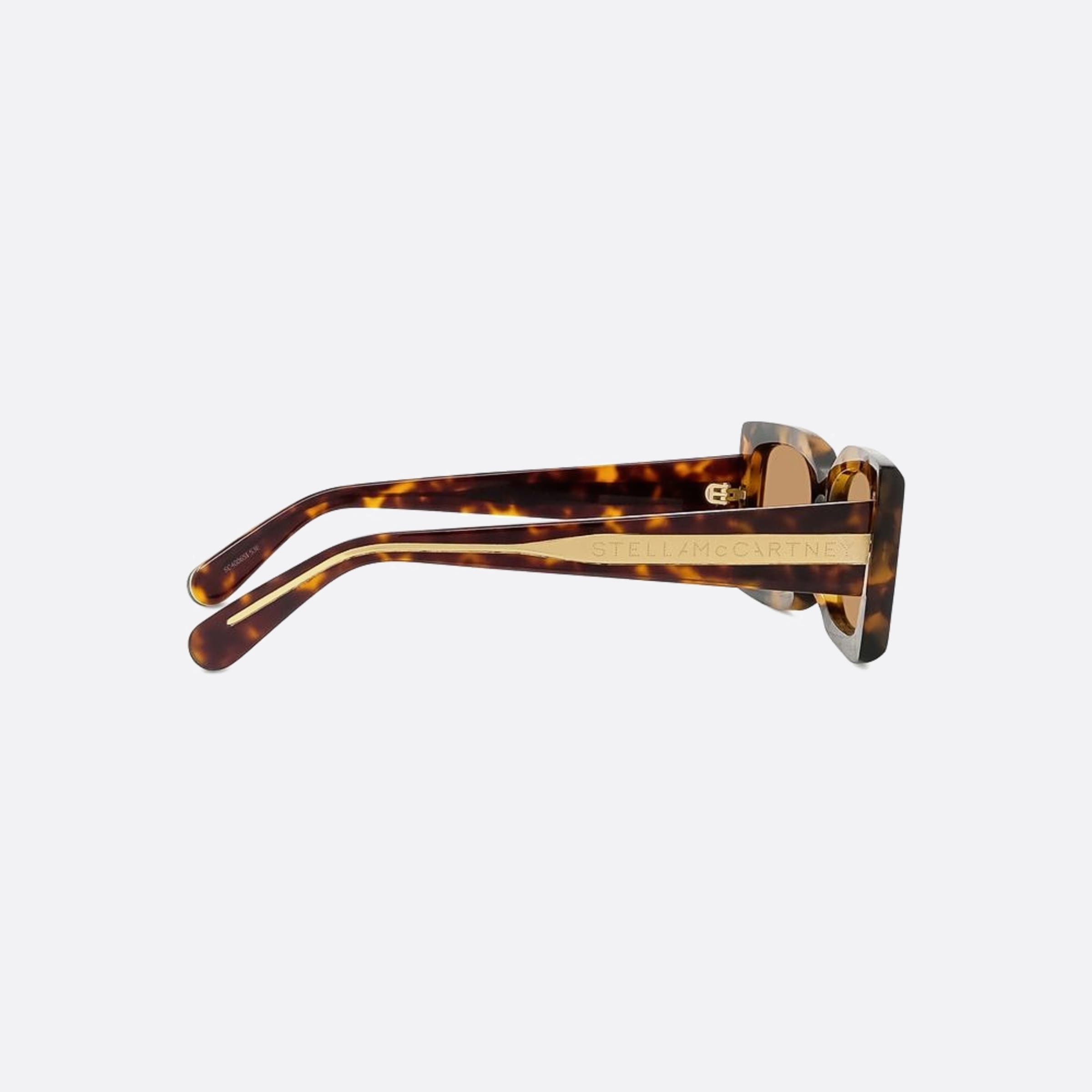 Stella 54mm Mccartney 53e Havana Rectangle Women Sunglasses - Additional Angle