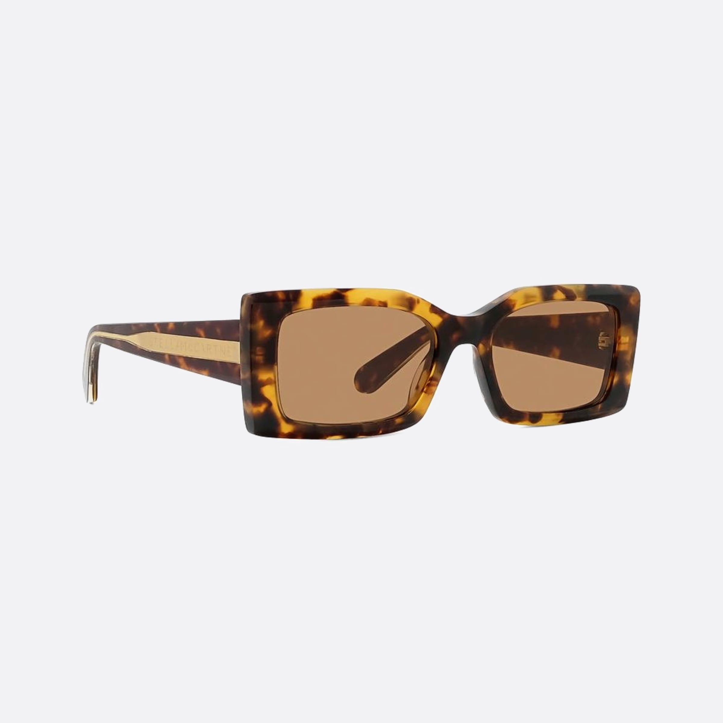 Stella 54mm Mccartney 53e Havana Rectangle Women Sunglasses - Additional Angle