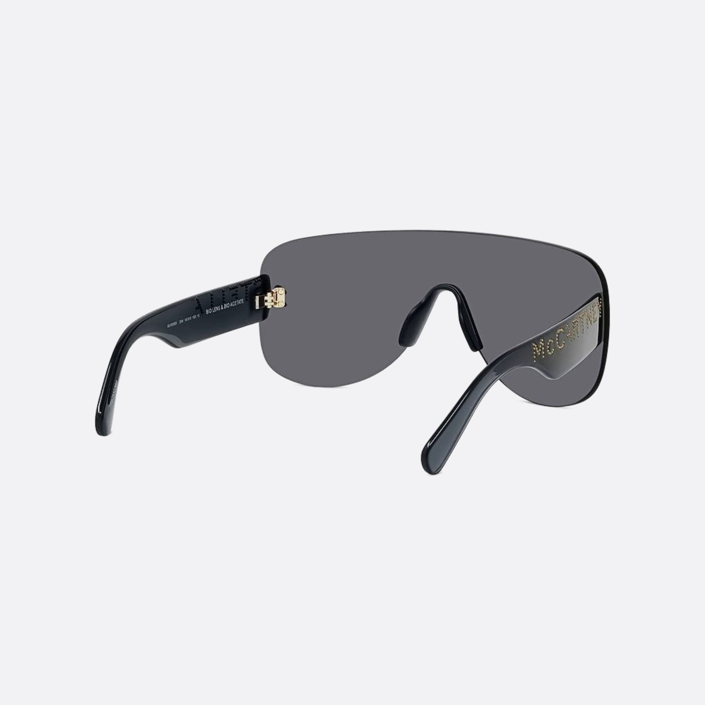Stella Mccartney Logo 20a Grey Shield Women Sunglasses - Additional Angle