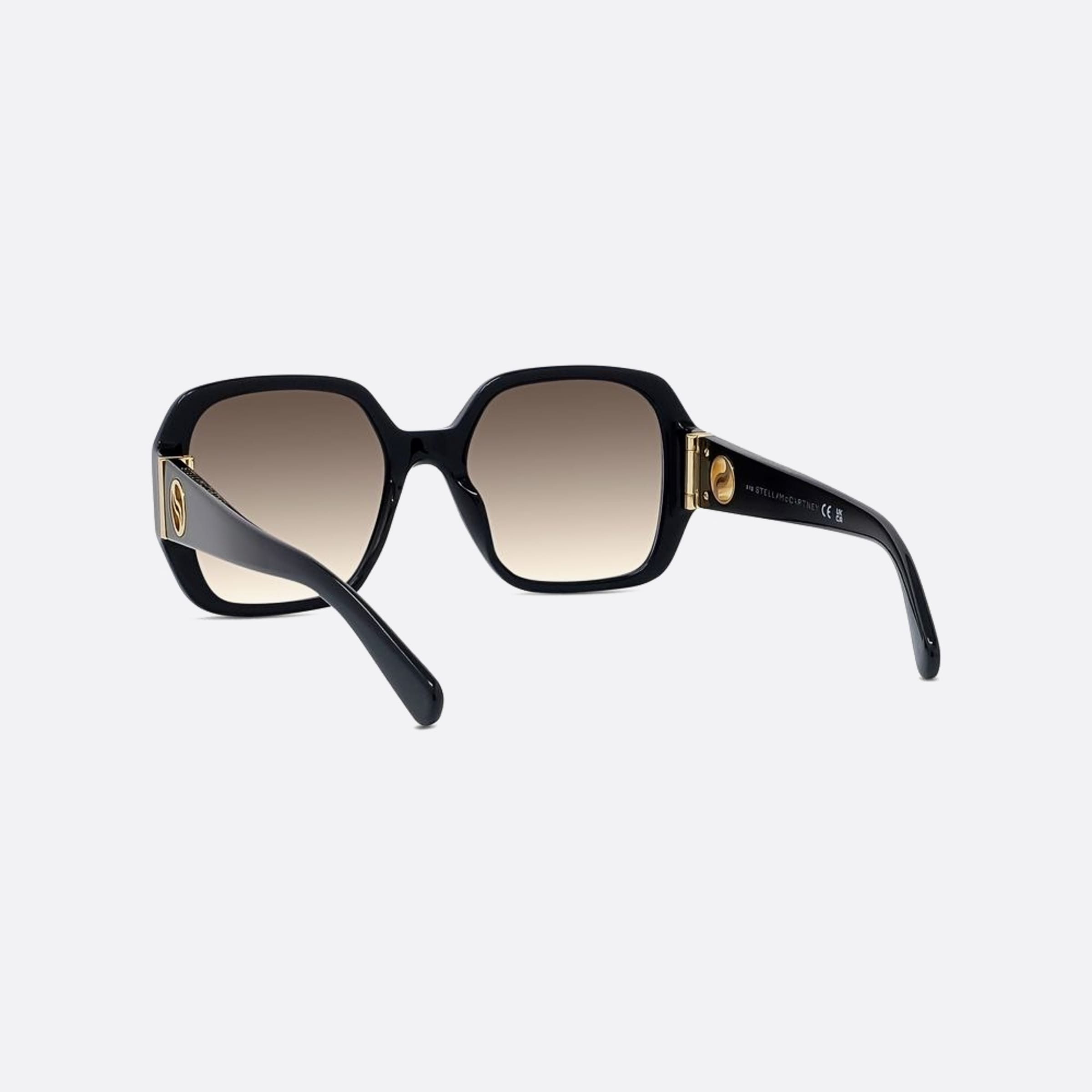 Stella 54mm Mccartney Wave 01b Black Geometric Women Sunglasses - Lifestyle Shot