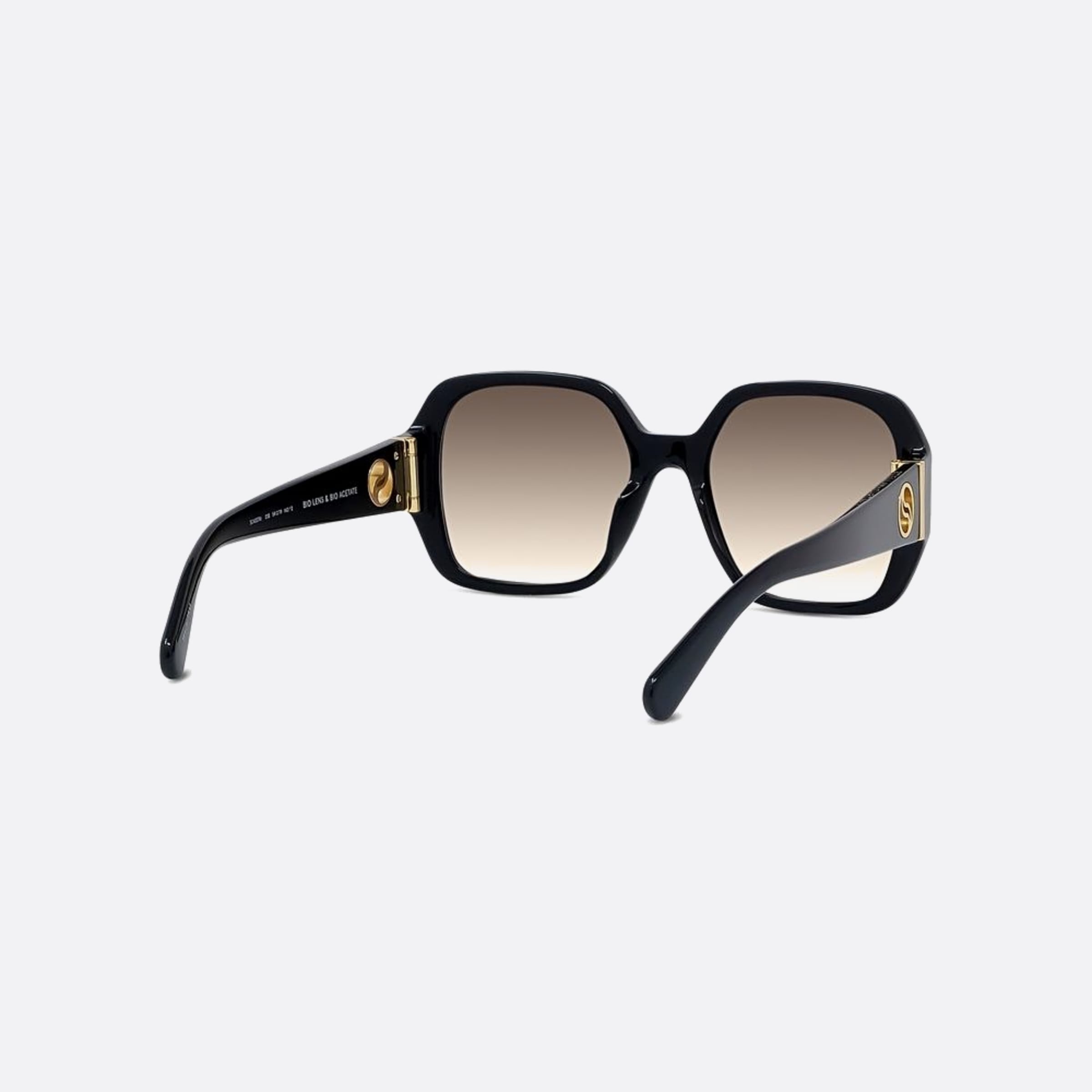 Stella 54mm Mccartney Wave 01b Black Geometric Women Sunglasses - Additional Angle