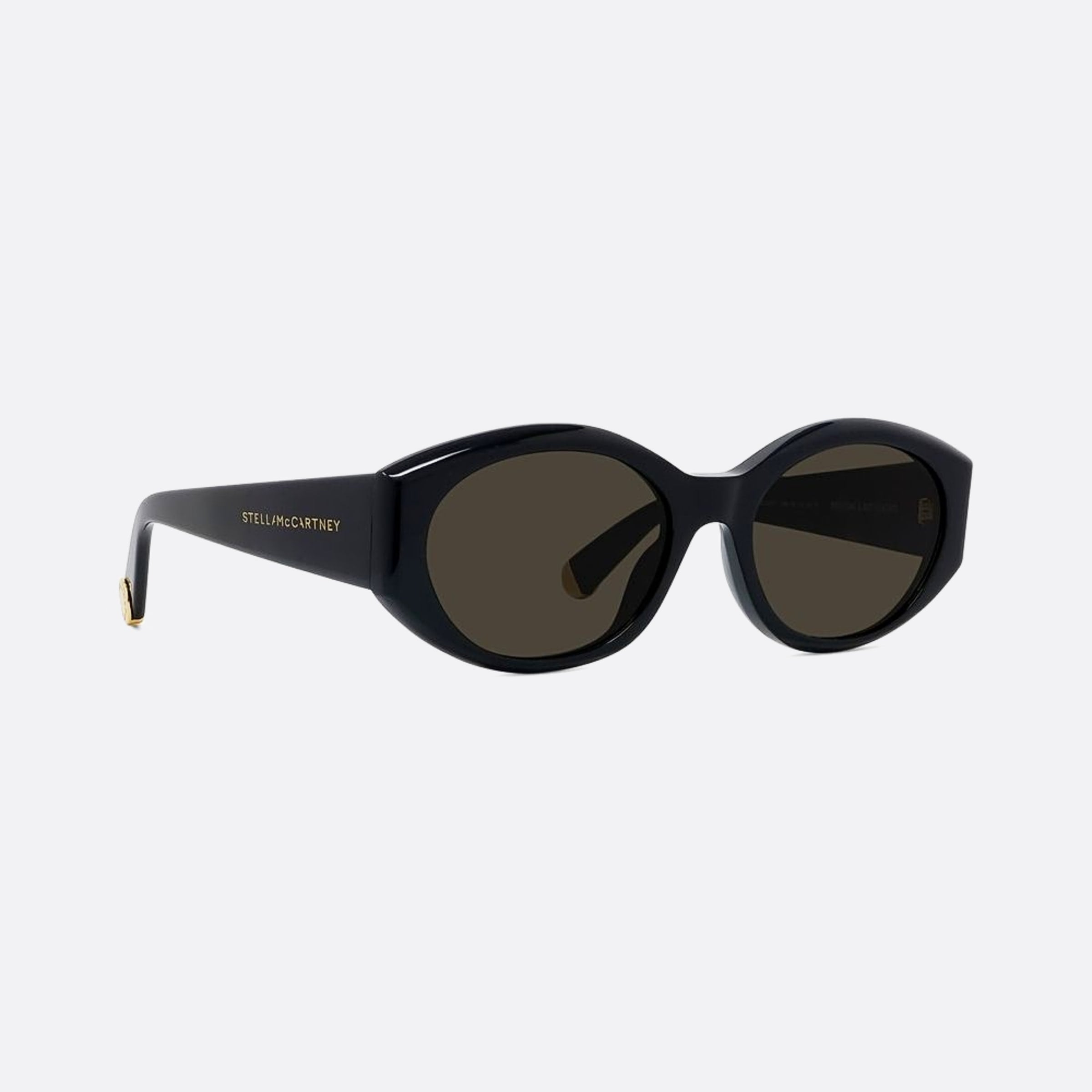 Stella 54mm Mccartney Stella 01n Black Oval Women Sunglasses - Additional Angle