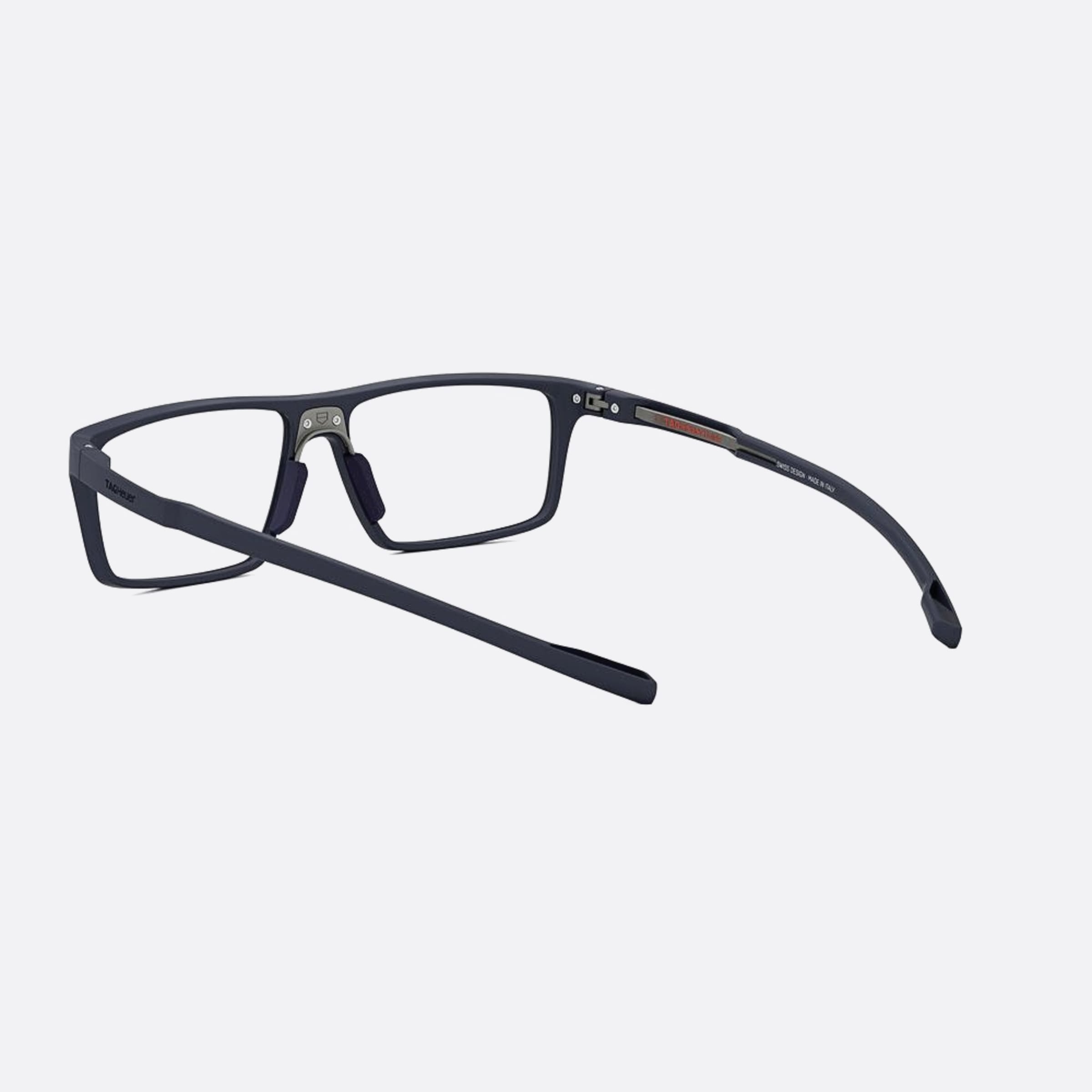 Tag 55mm Heuer Bolide Blue Rectangle Unisex Eyeglasses - Lifestyle Shot