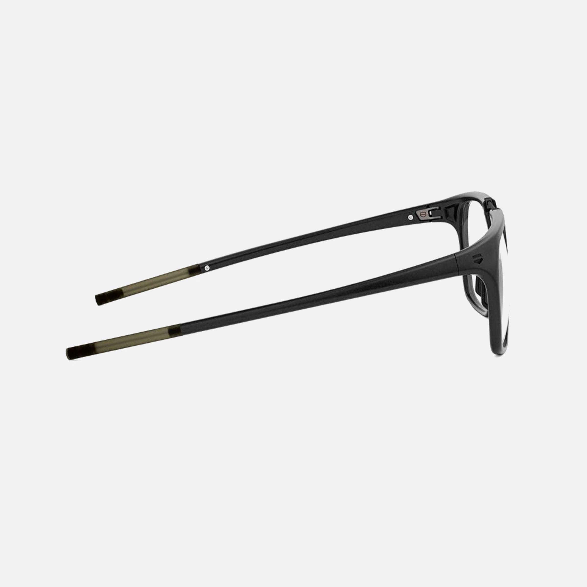 Tag 53mm Heuer Line Black Geometric Unisex Eyeglasses - Additional Angle