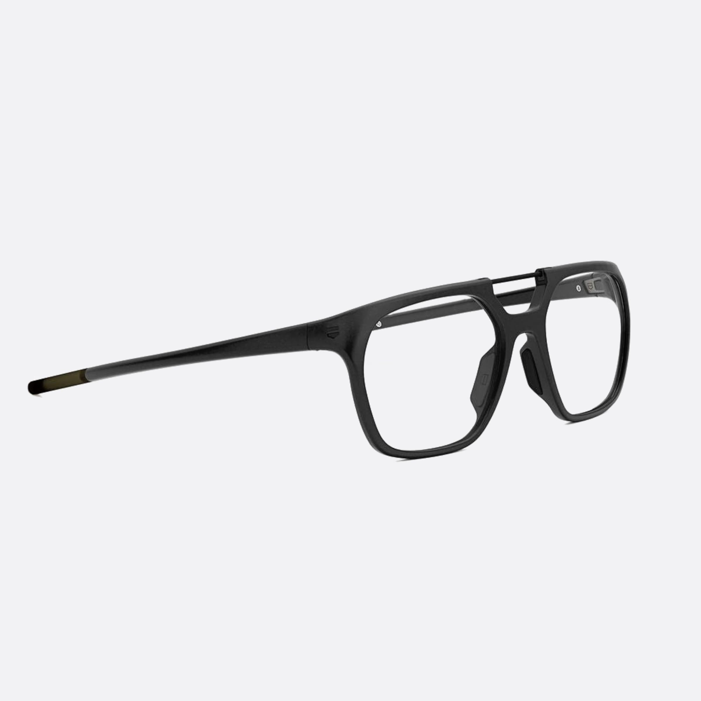 Tag 53mm Heuer Line Black Geometric Unisex Eyeglasses - Additional Angle