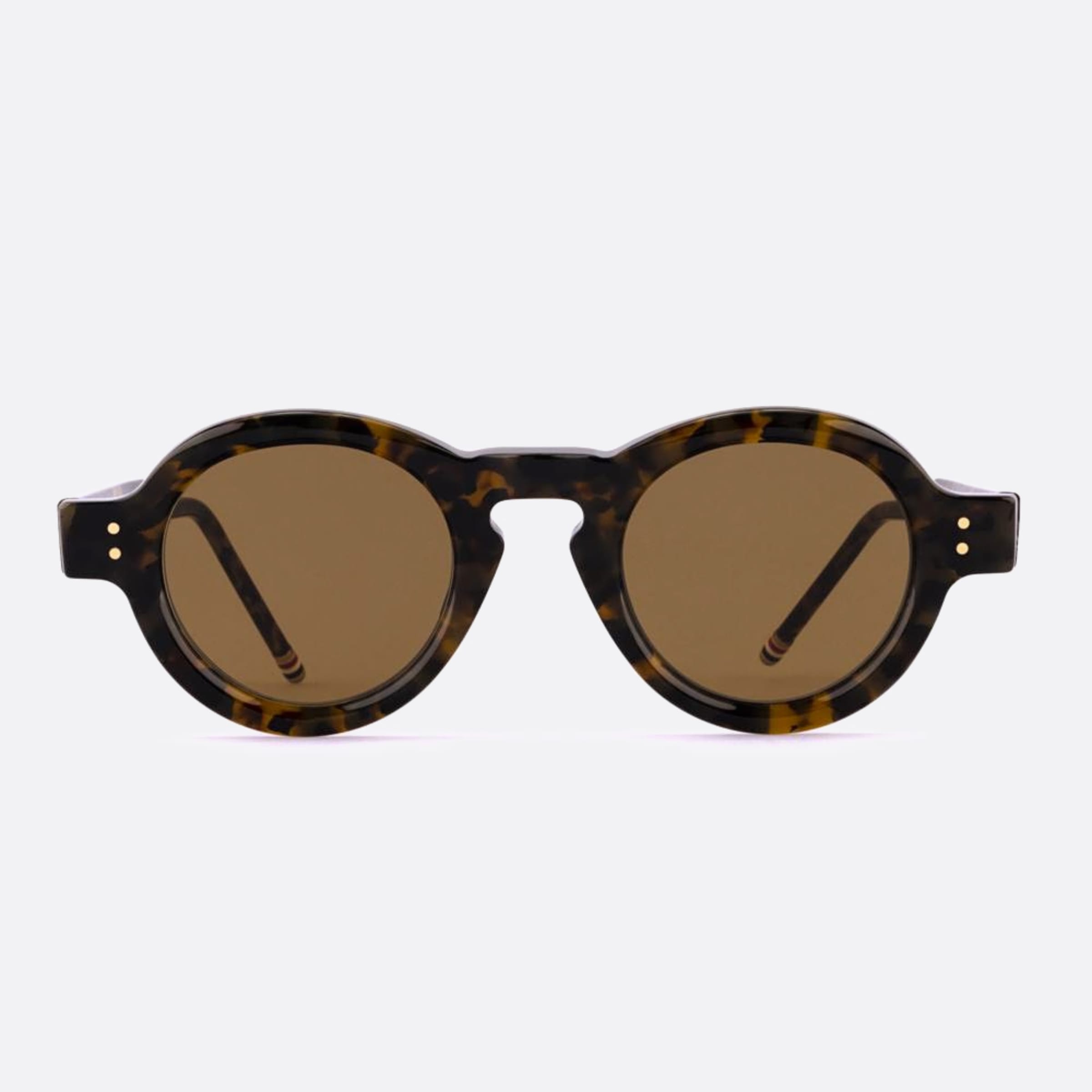 Thom 46mm Browne Ues922a G0002 922a Havana Round Men Sunglasses - Main View