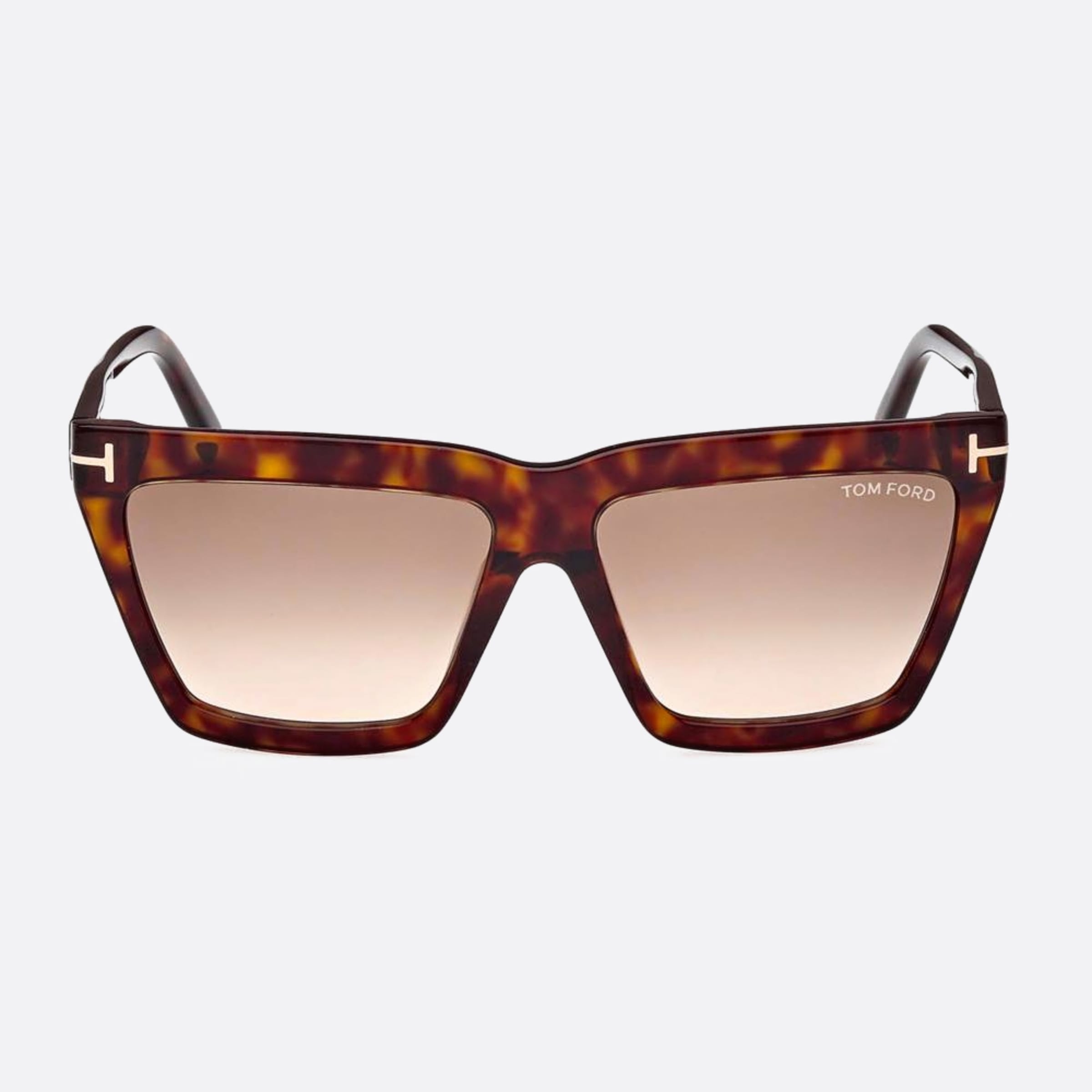Tom 56mm Ford Eden 52f Havana Geometric Women Sunglasses - Main View